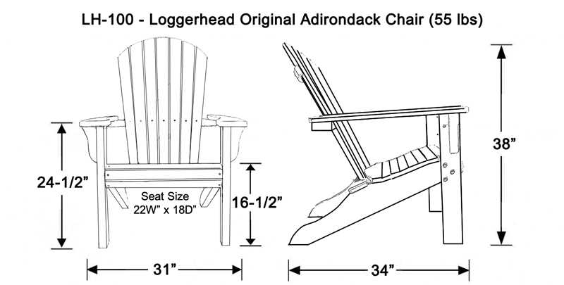 Loggerhead+Original+Adirondack+Chair