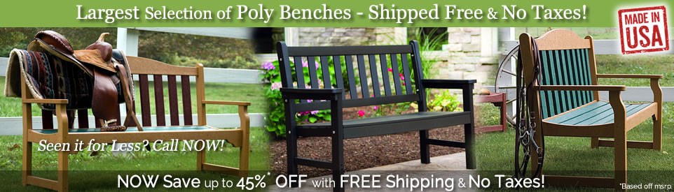 Polywood & Poly Lumber Benches