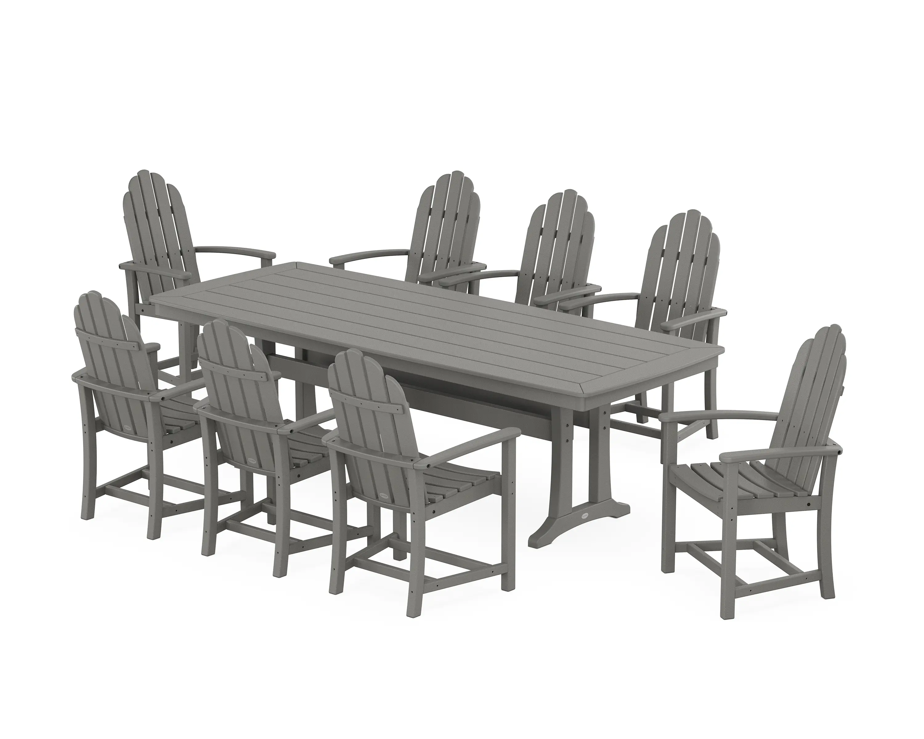 POLYWOOD Classic Adirondack Dining Set - Thumbnail 2