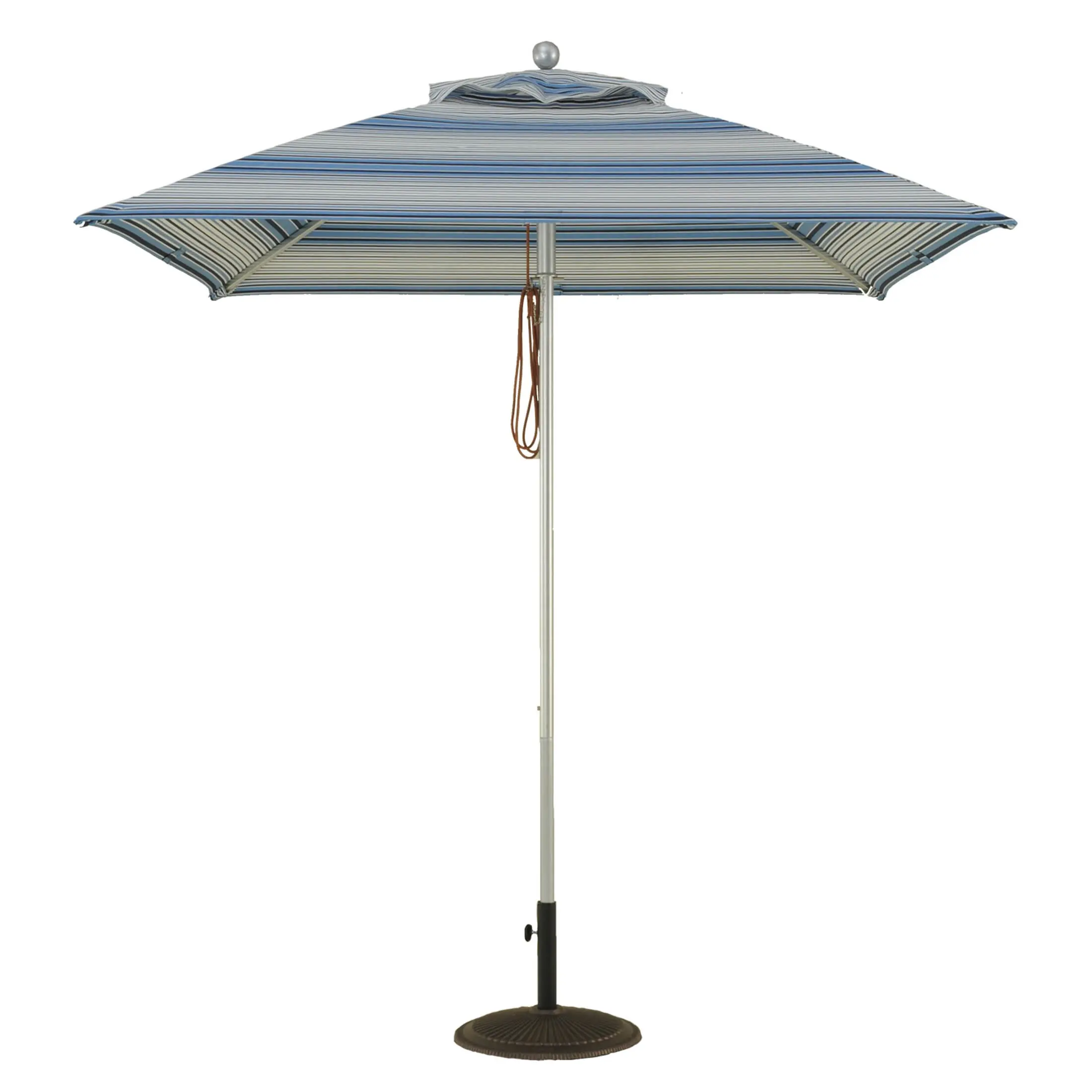Commercial Aluminum Square Market Umbrella