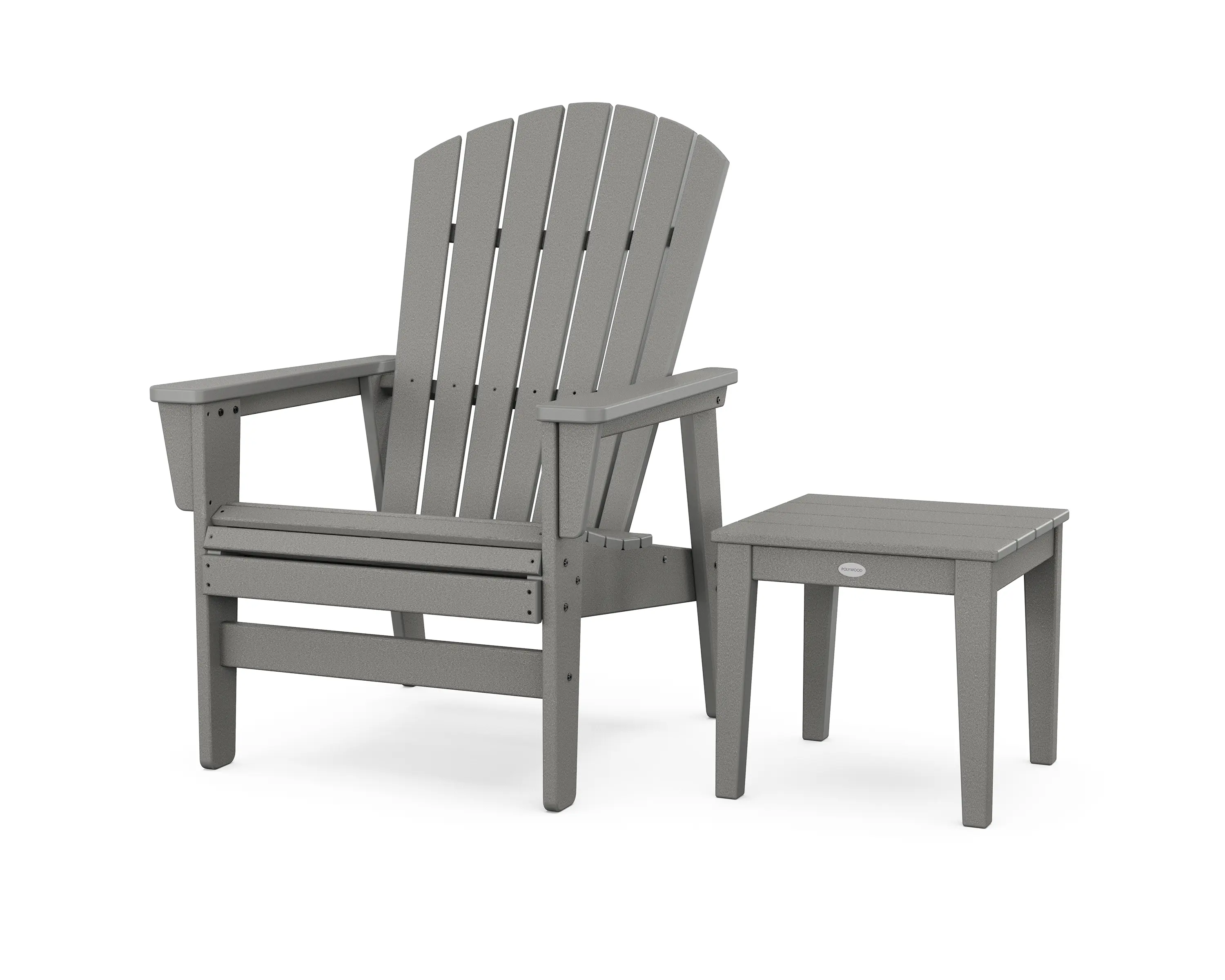 POLYWOOD Nautical Grand Upright Adirondack Chair - Thumbnail 5
