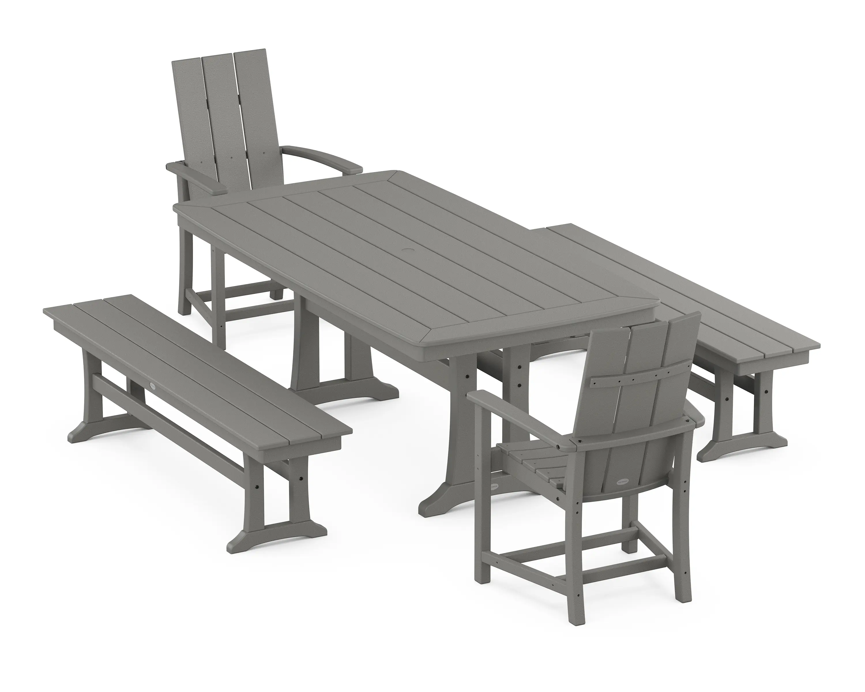 POLYWOOD Adirondack Dining Set - Thumbnail 2