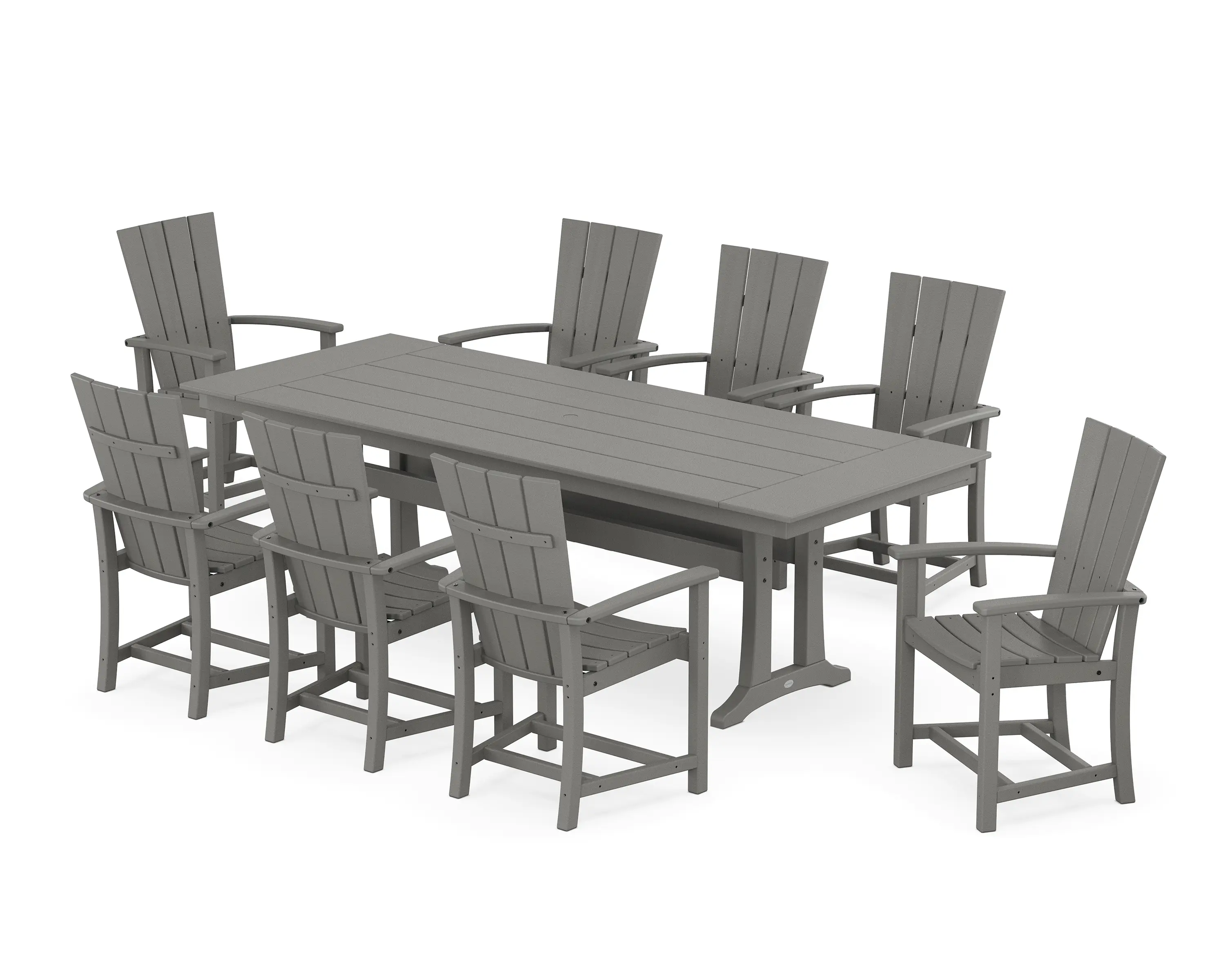 POLYWOOD Quattro Adirondack Dining Set