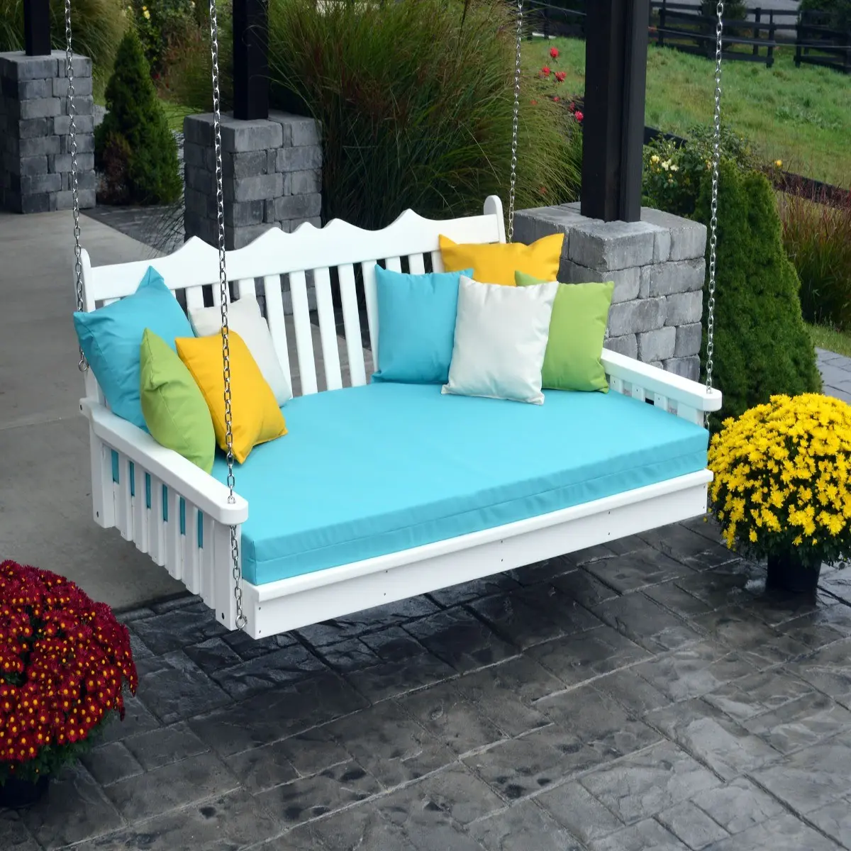 A&L Furniture Poly Royal English Swing Bed