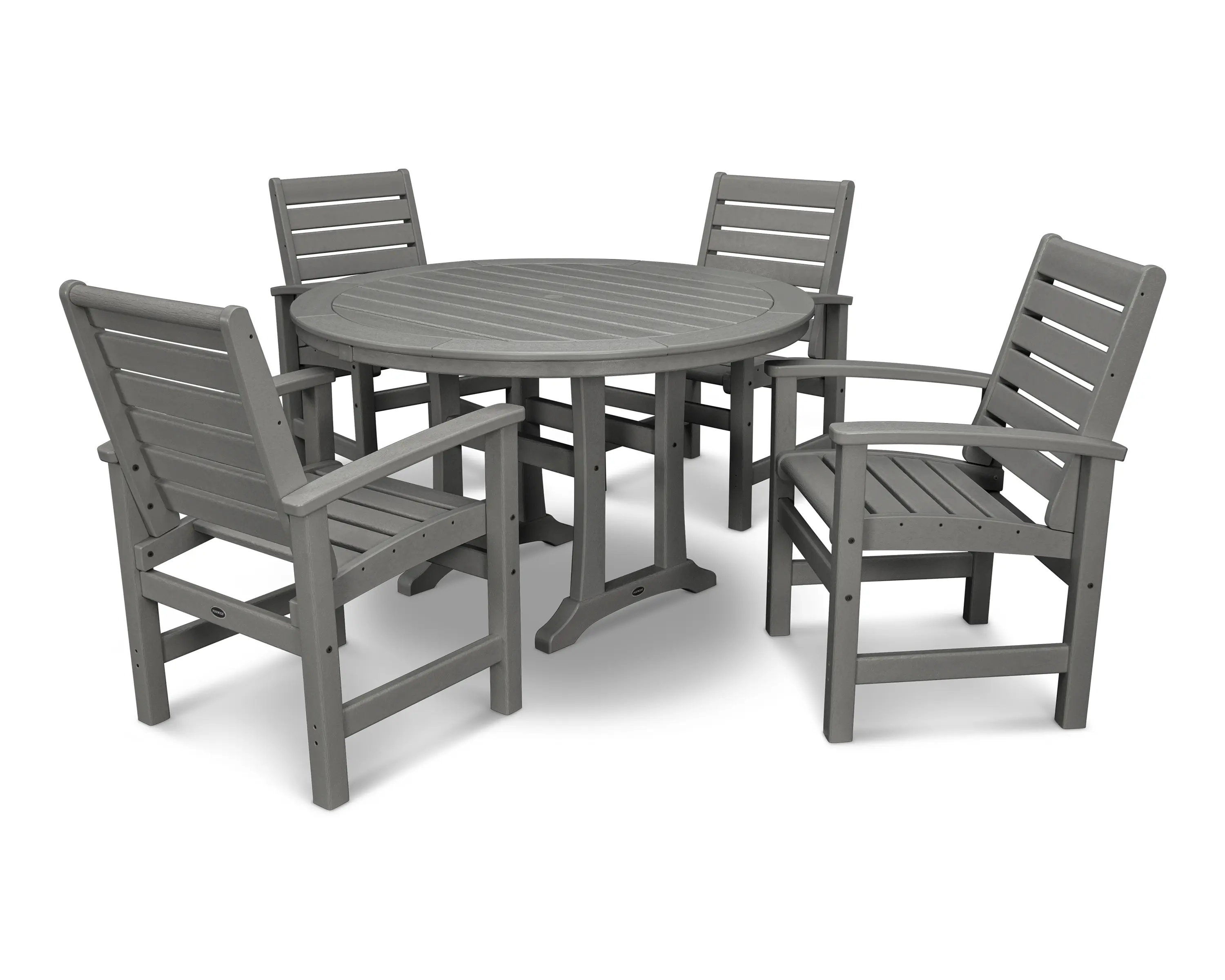 POLYWOOD Signature Folding Chair Dining Set