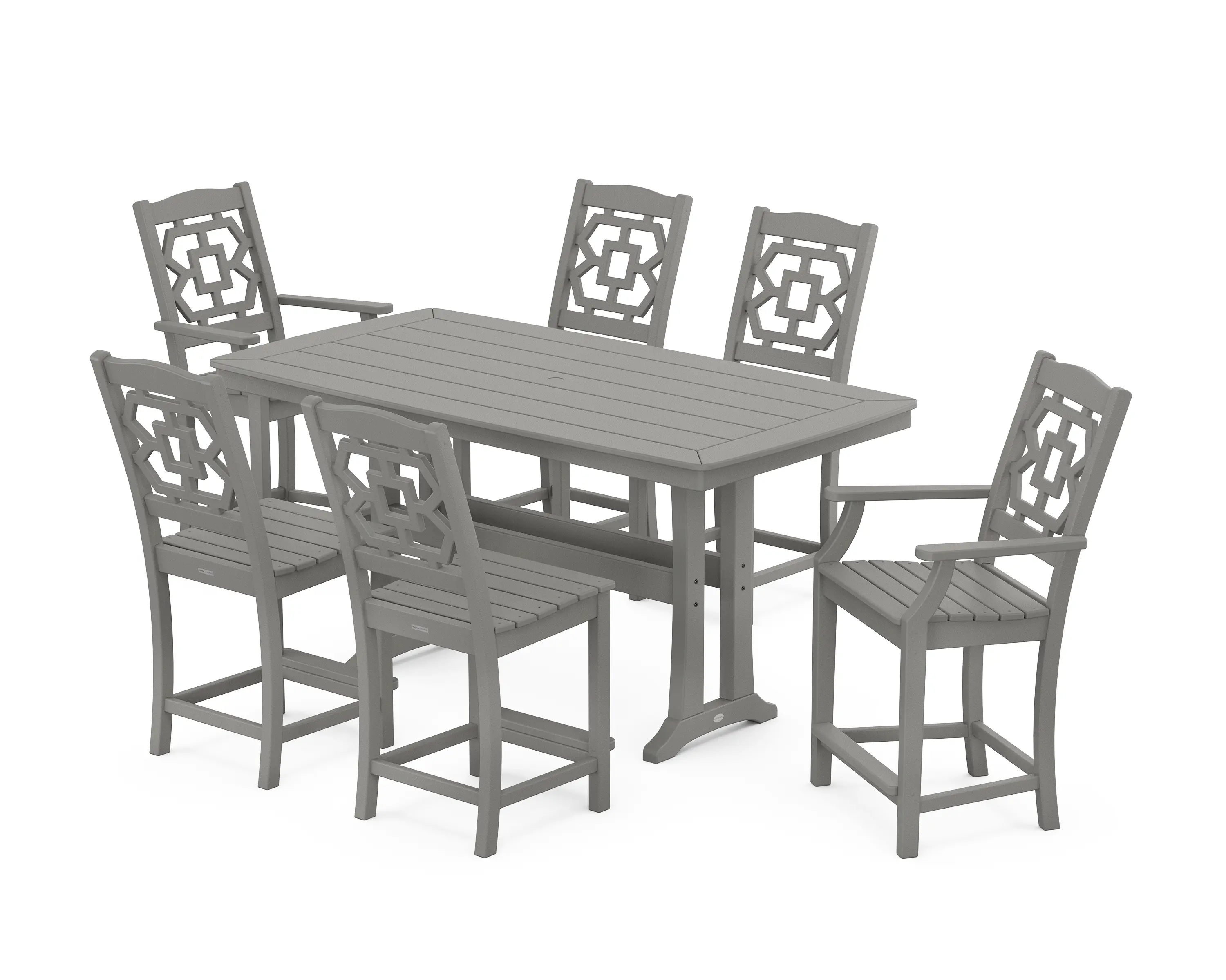 POLYWOOD Chinoiserie Counter Set