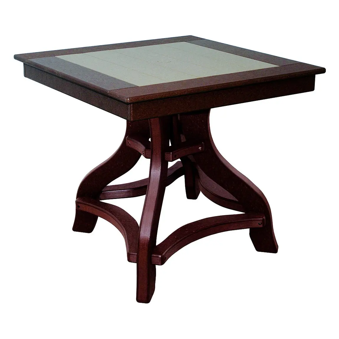 Shop the Amish Poly 32 in Square Dining Table - Quality Craftsmanship ...