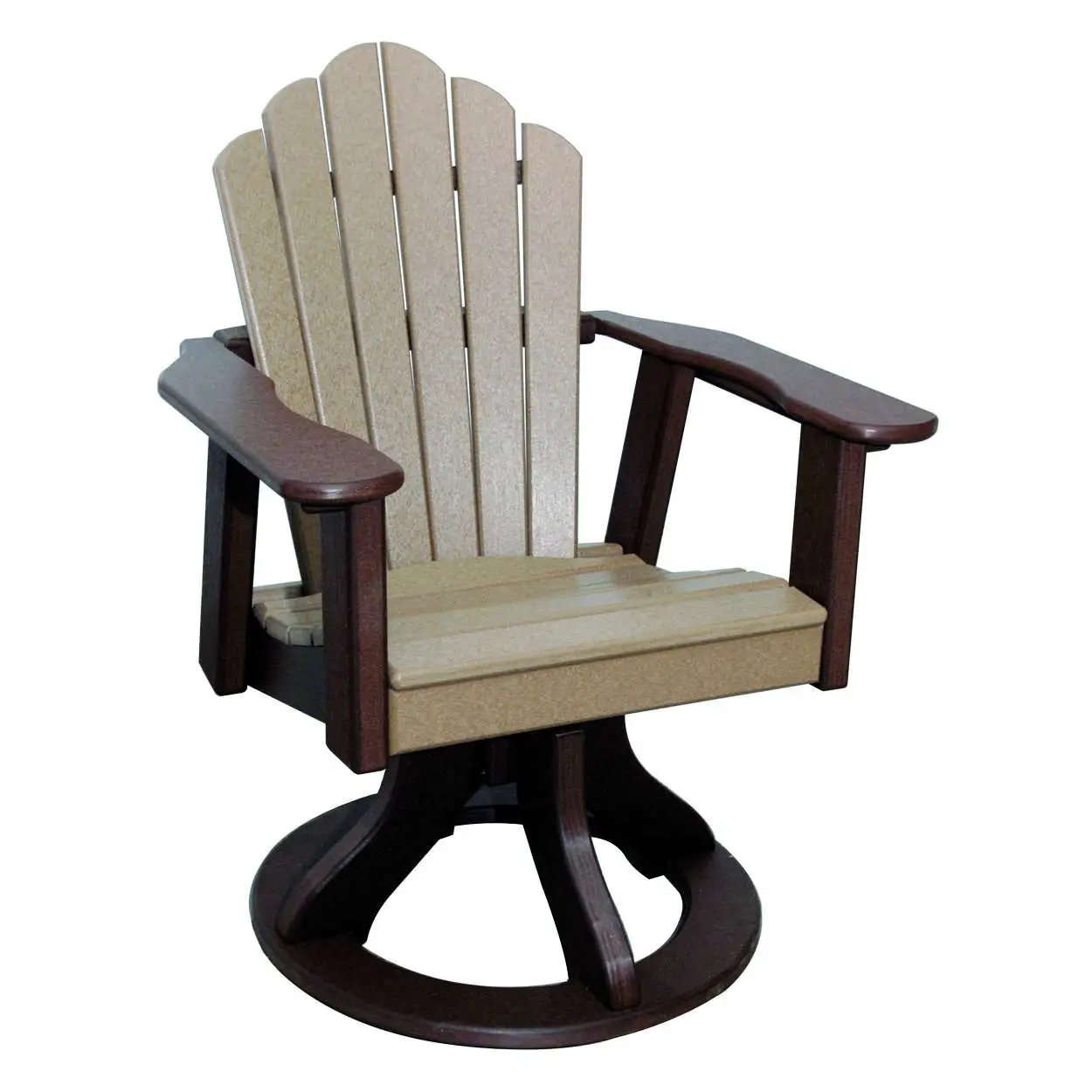 Amish Poly Snuggle-Back Dining Chair