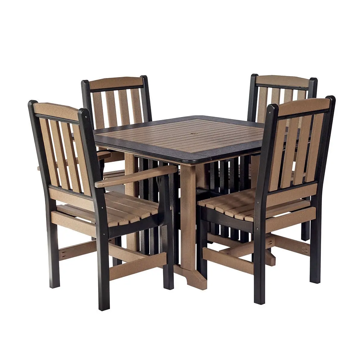Amish Poly English Garden Dining Set