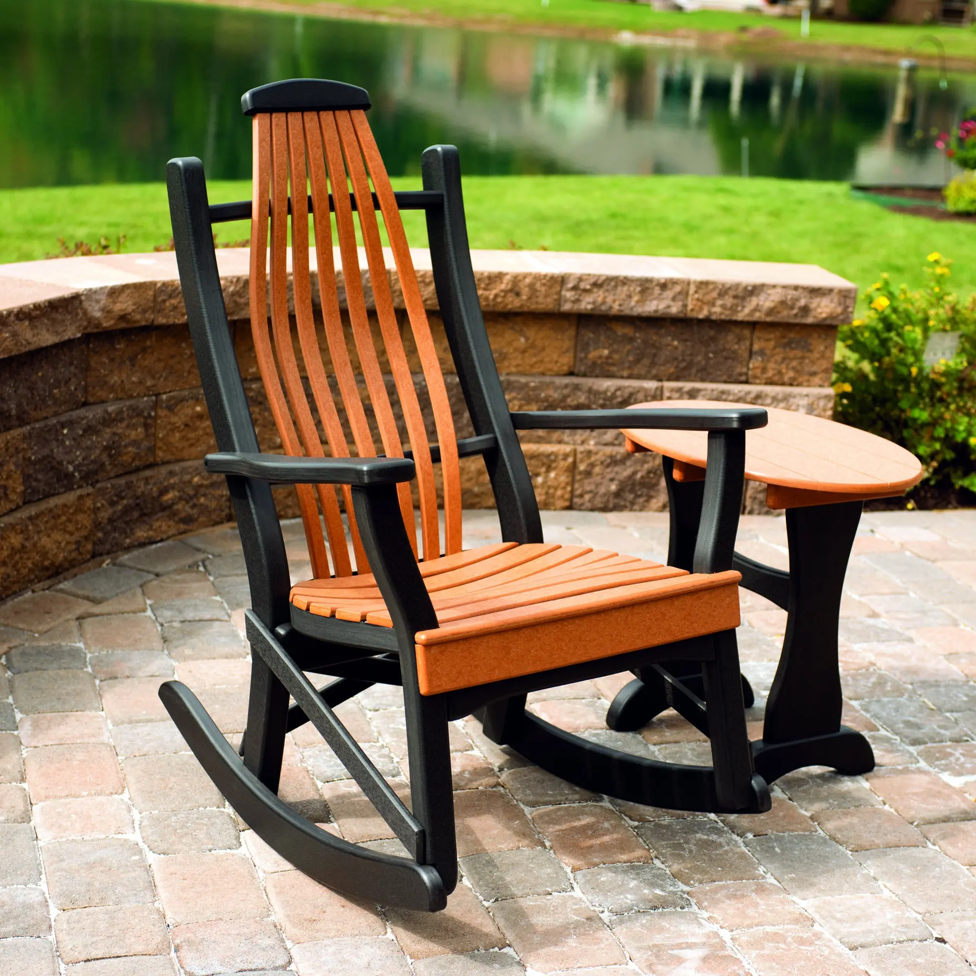 Poly Lumber Furniture Woodland Rocker - Thumbnail 2