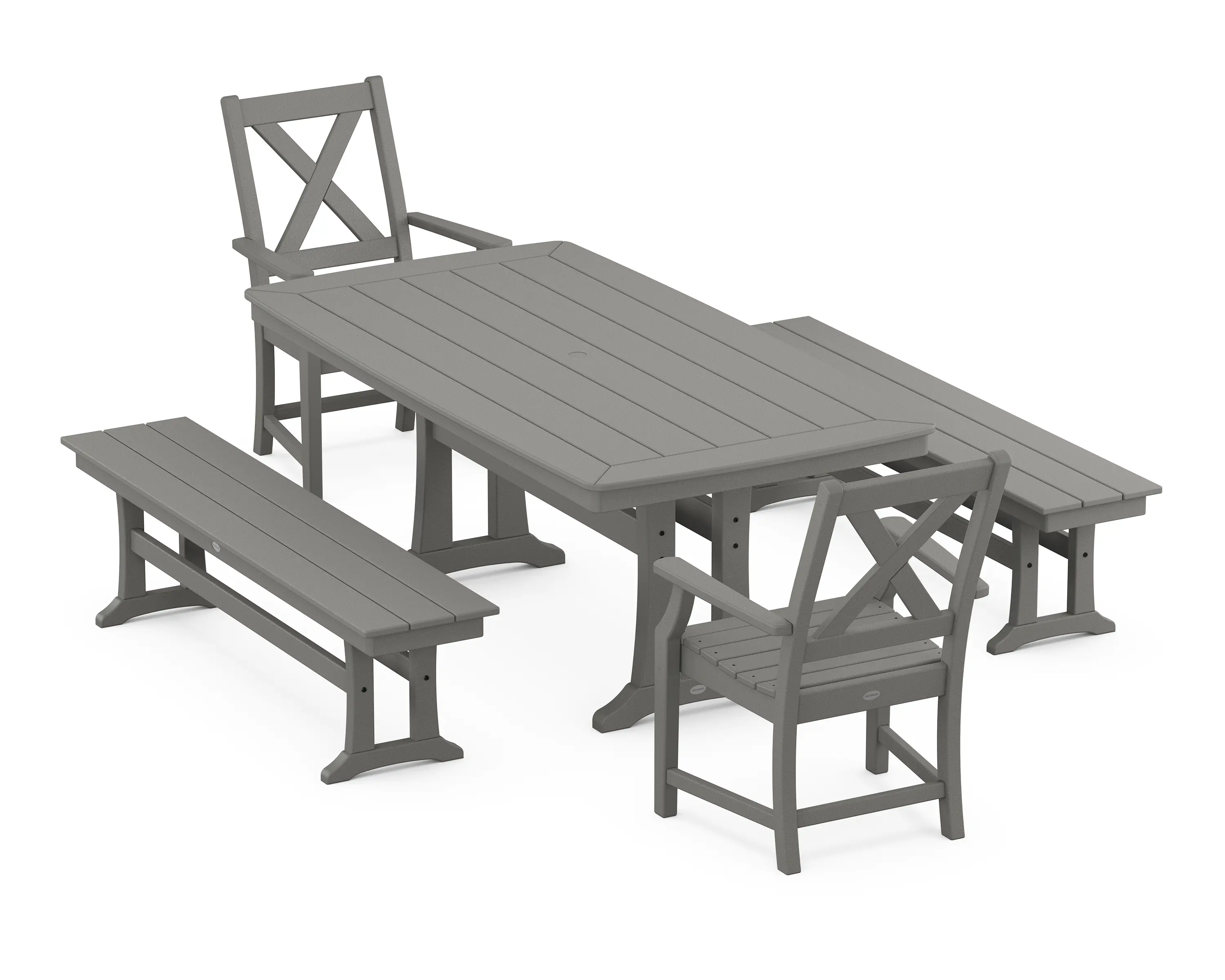 POLYWOOD Braxton Dining Set - Thumbnail 2