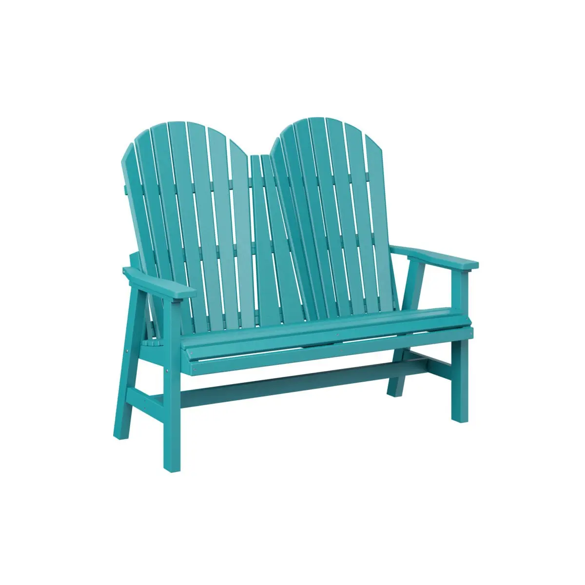 Berlin Gardens Comfo-Back Loveseat Bench - Thumbnail 2