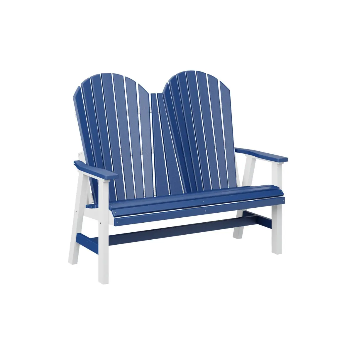 Berlin Gardens Comfo-Back Loveseat Bench - Thumbnail 3