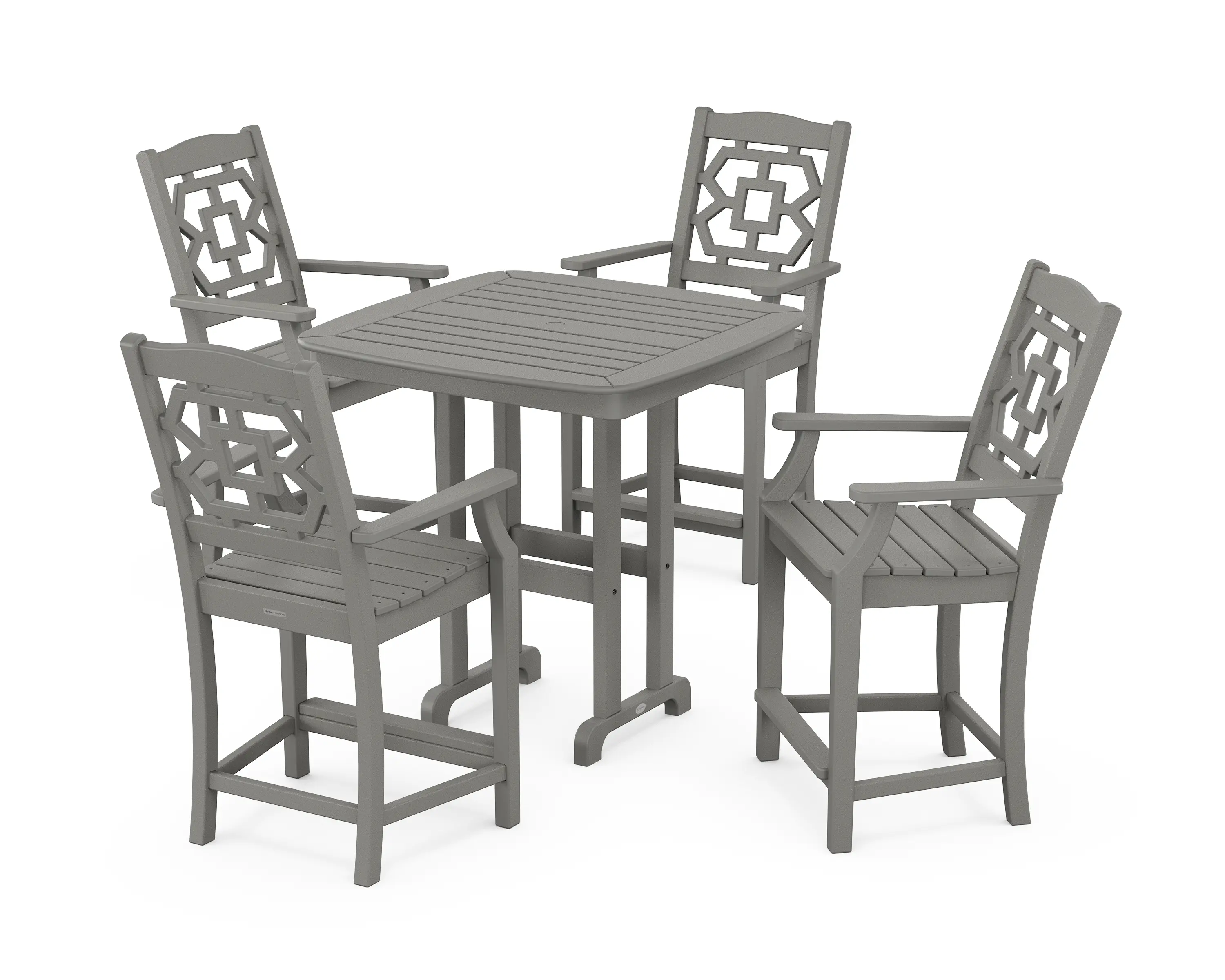 POLYWOOD Chinoiserie Counter Set - Thumbnail 3