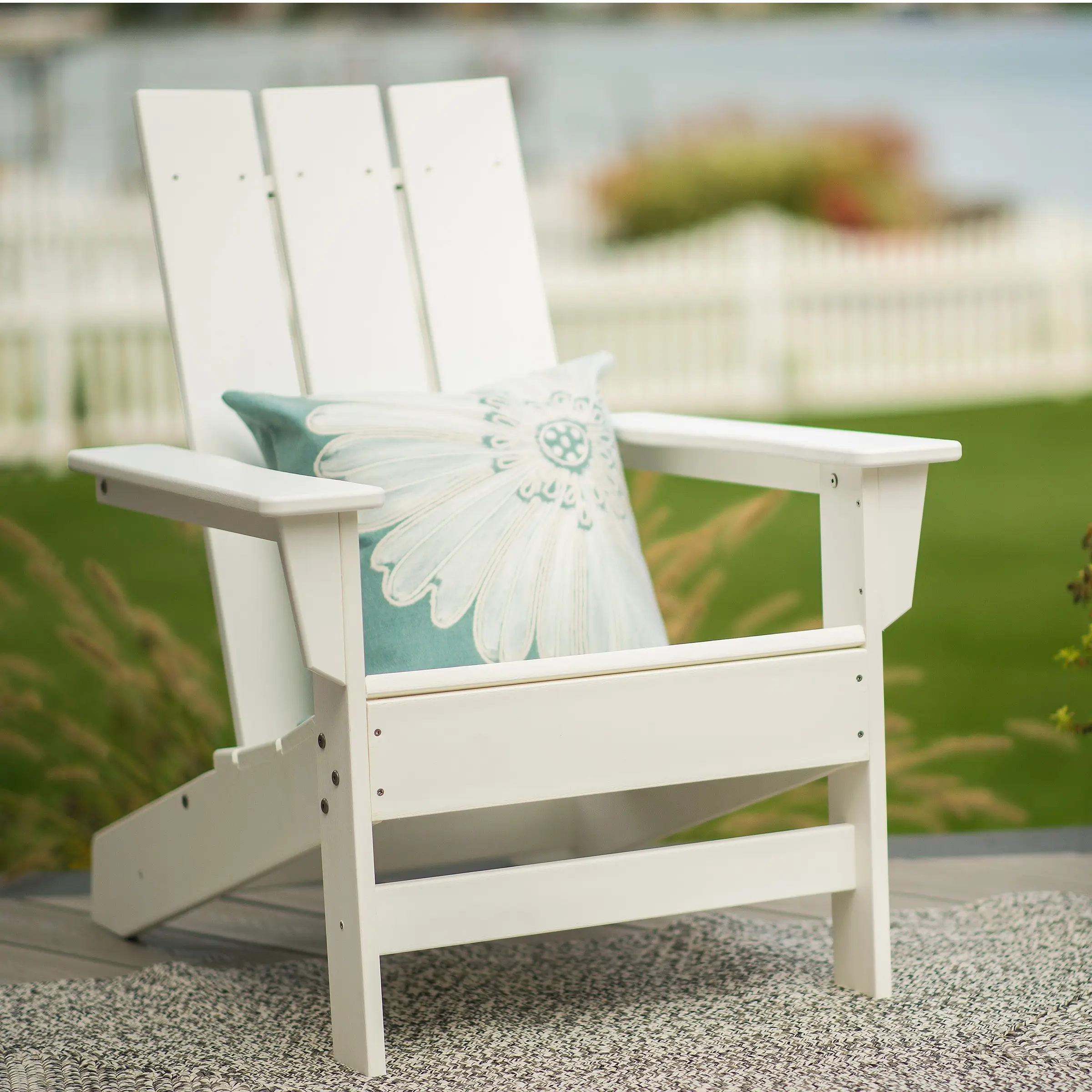 Durogreen Outdoor Aria Adirondack Chair - Stylish, Eco-Friendly
