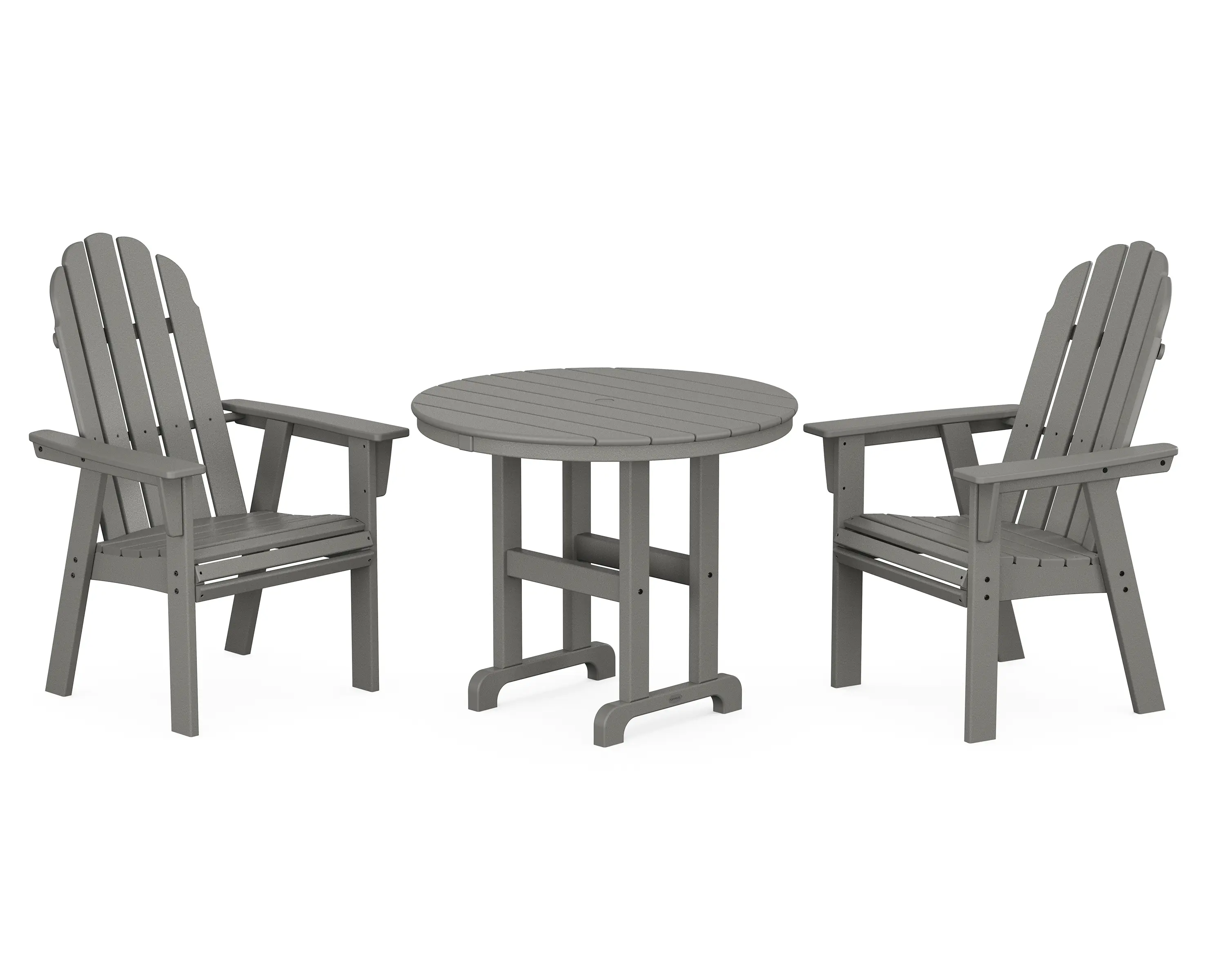 POLYWOOD Vineyard Adirondack Dining Set - Thumbnail 4