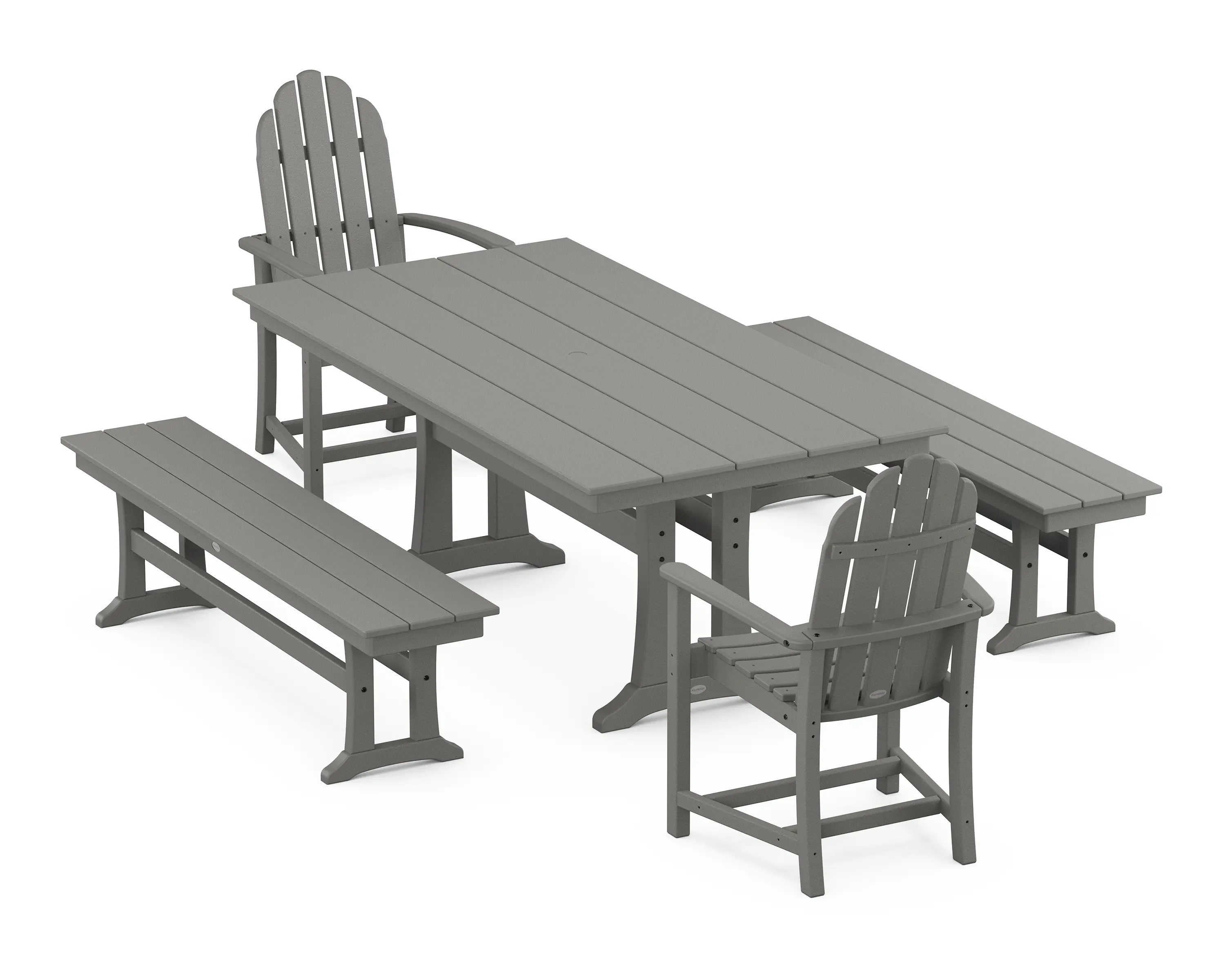 POLYWOOD Adirondack Dining Set