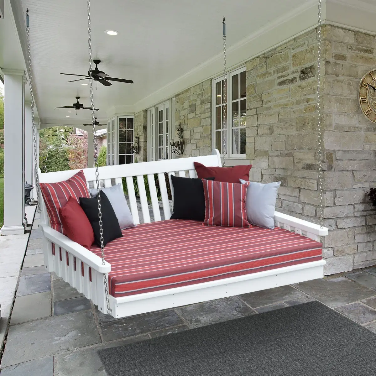 A&L Furniture English Swing Bed