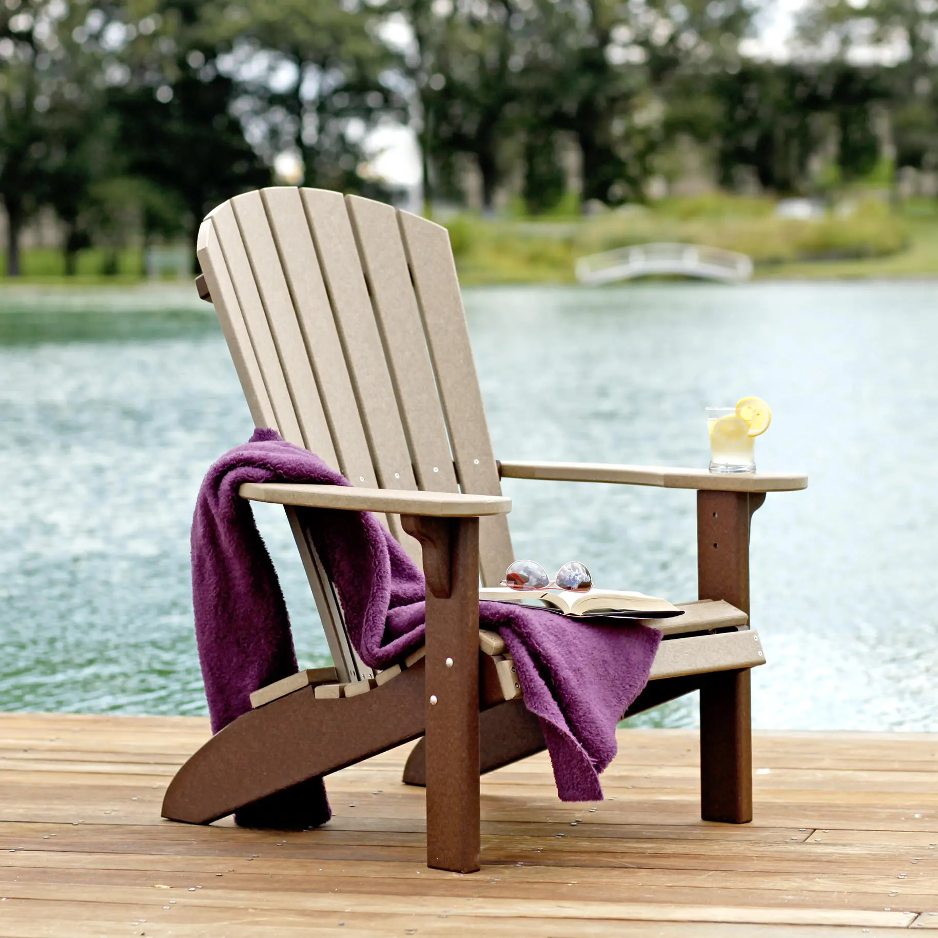 Amish Poly Adirondack Chair - Thumbnail 2