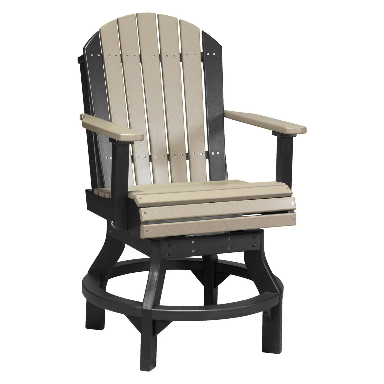 Luxcraft Crestville Adirondack Swivel Counter Chair | Set of 2