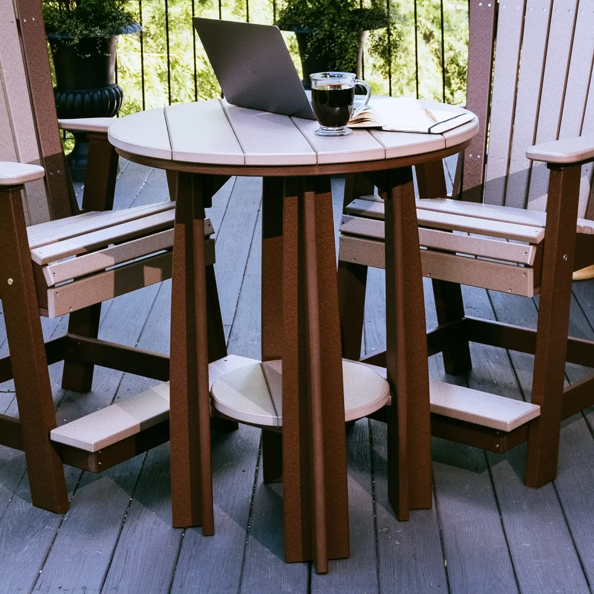 Luxcraft Crestville® 36in Balcony Table - Outdoor Dining Perfection