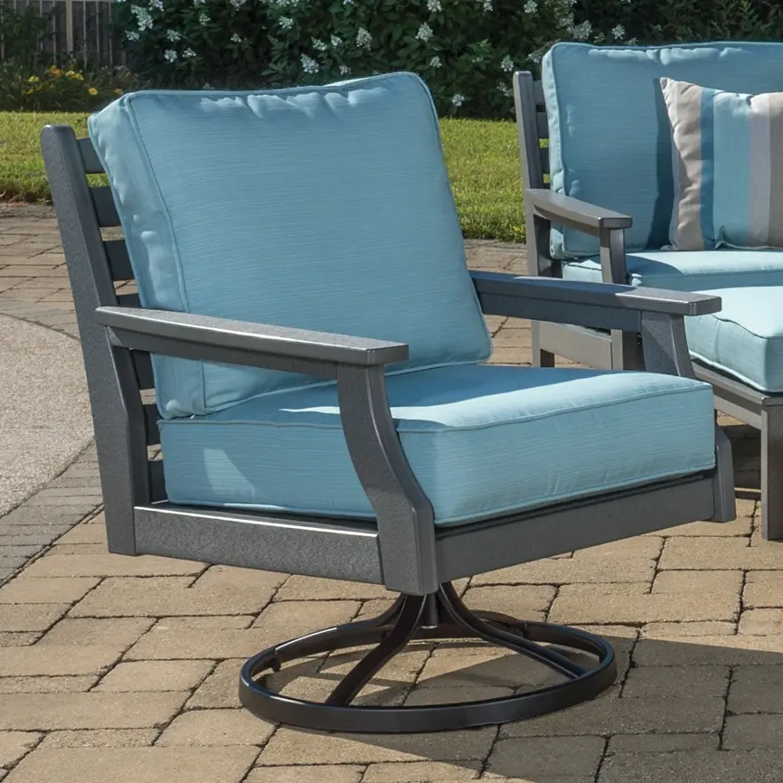 Transform Your Outdoor Space with Malibu Maywood Swivel/Rocker Chair ...