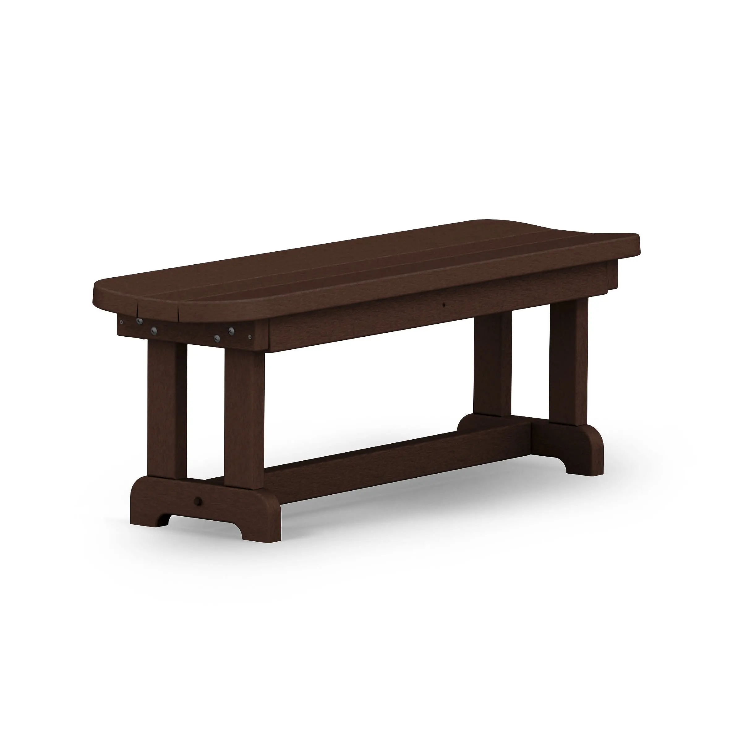 POLYWOOD Park Backless Bench - Thumbnail 4