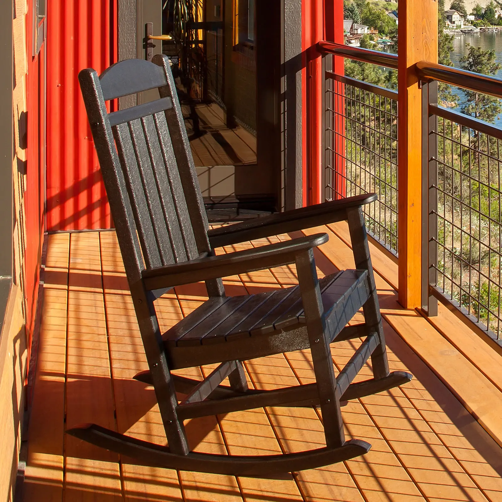 Experience Ultimate Comfort with POLYWOOD Presidential Rocker - Shop Now!