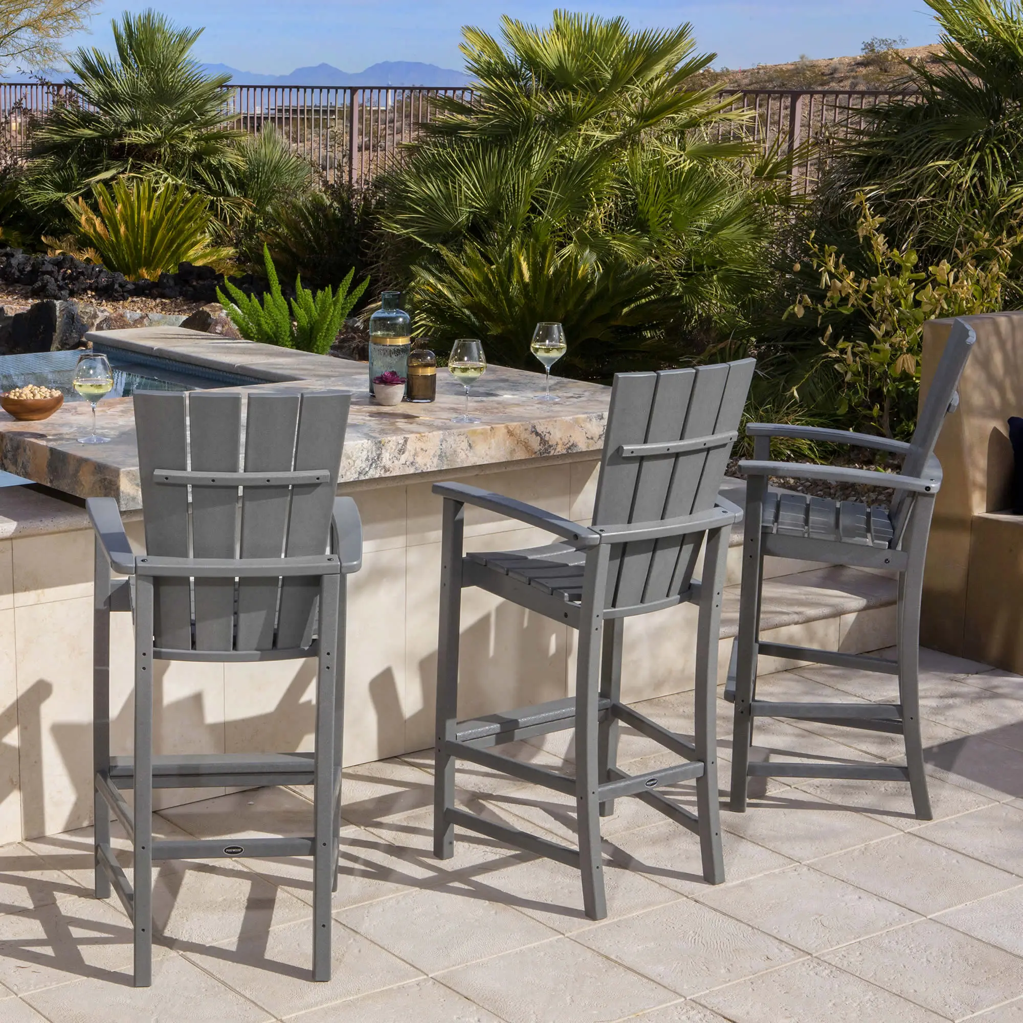 POLYWOOD Quattro Dining Set - Thumbnail 5