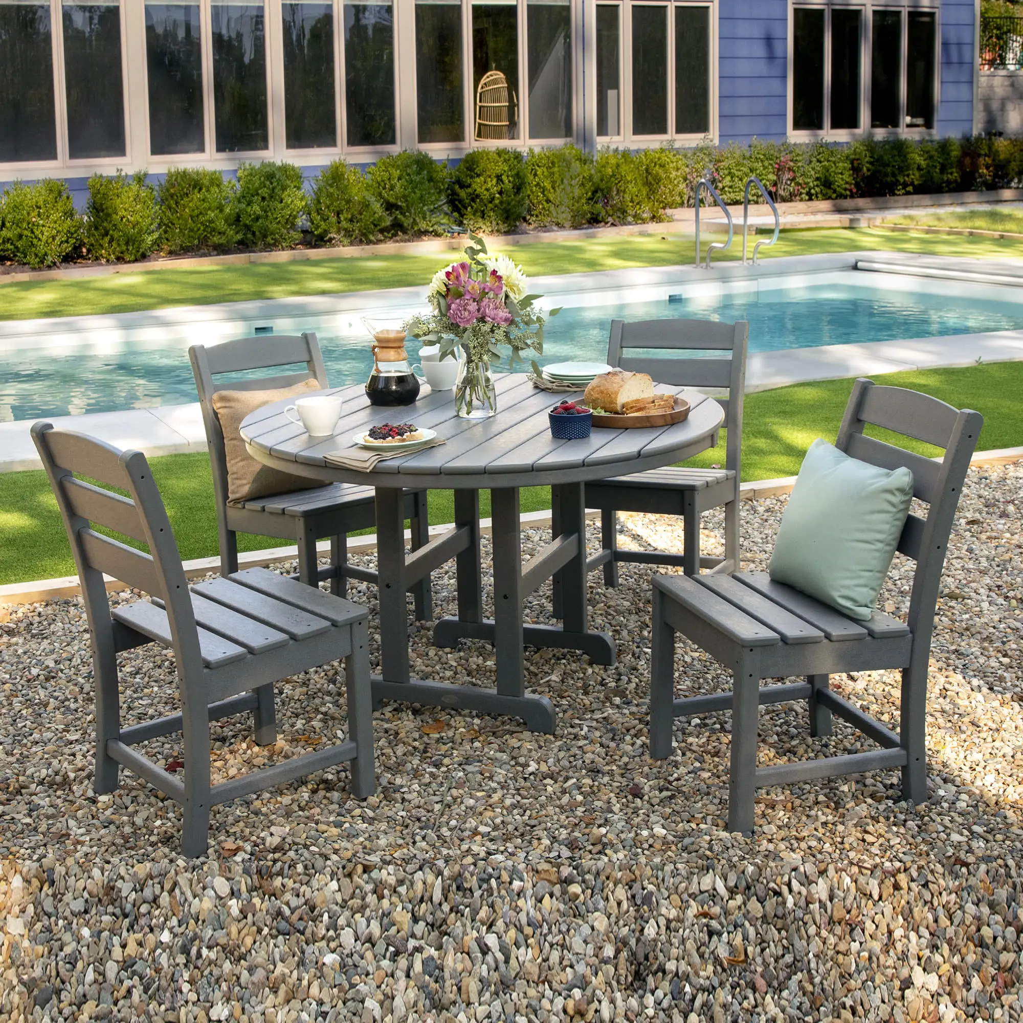 POLYWOOD Lakeside Dining Set - Thumbnail 2
