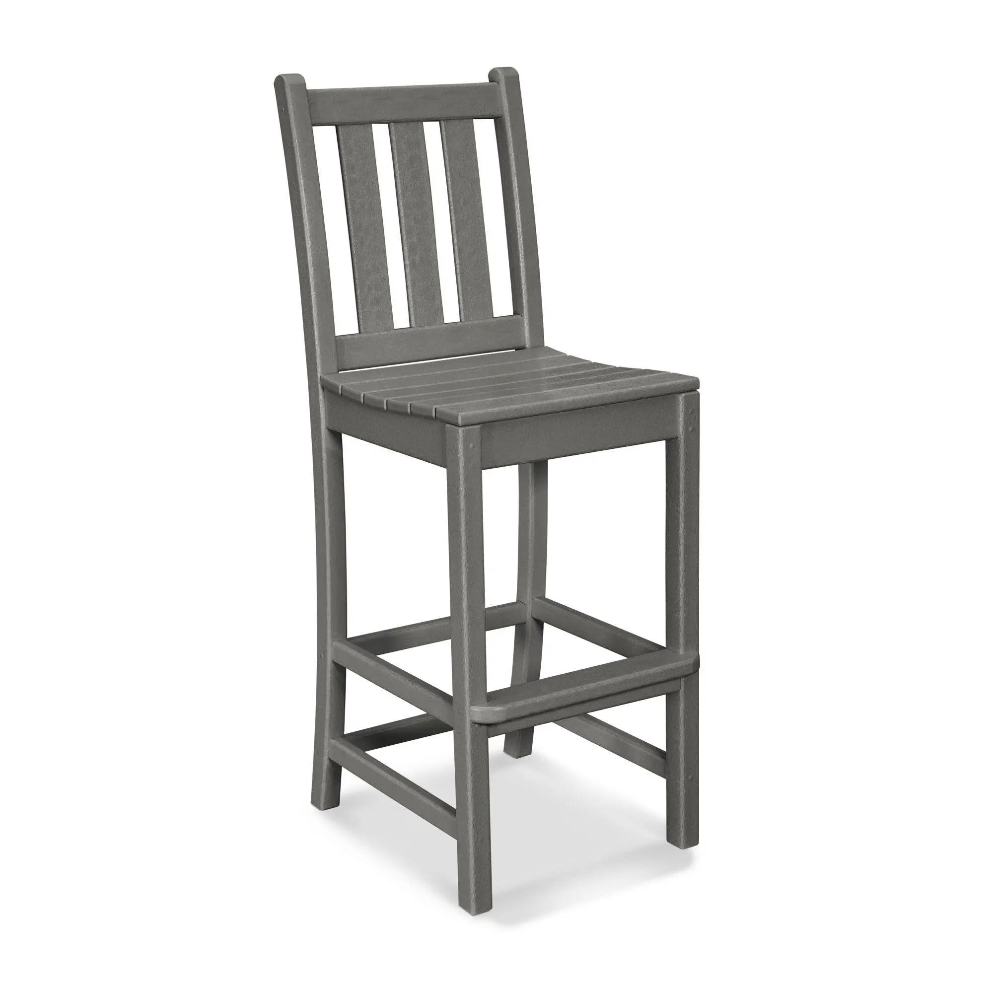 POLYWOOD Traditional Garden Bar Side Chair