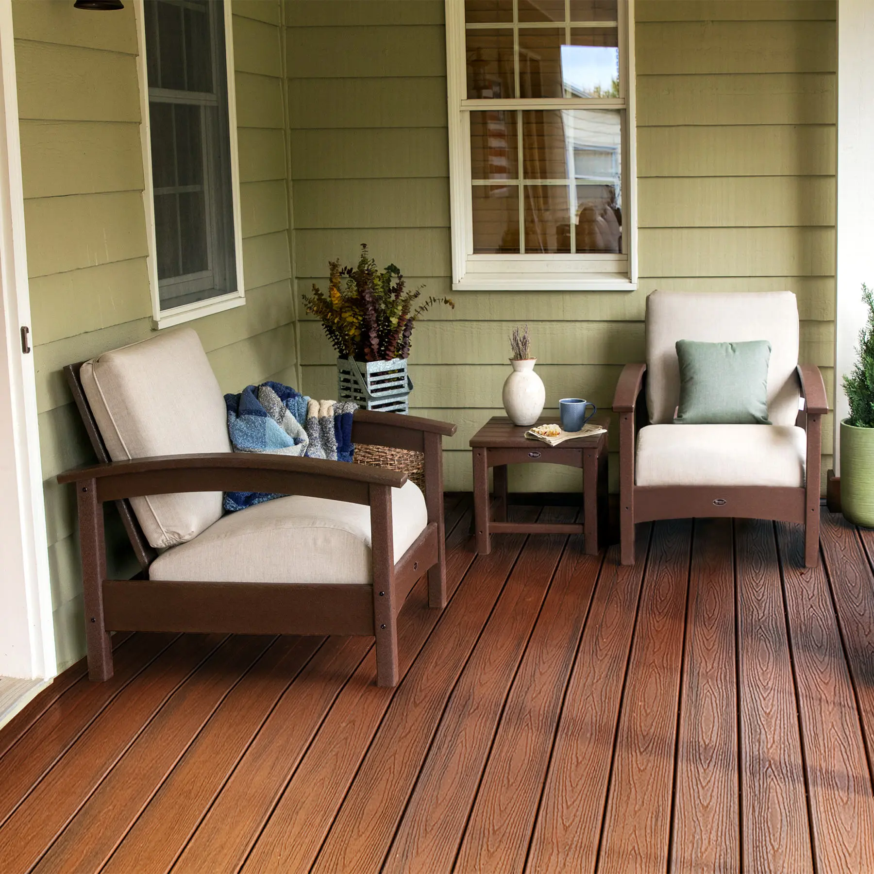 Trex Outdoor Furniture Rockport Club Conversation Set - Thumbnail 5