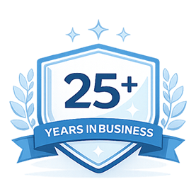 25+ Years in Business