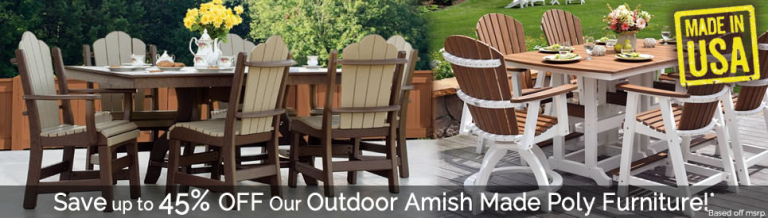 Sale on Amish Polywood Furniture