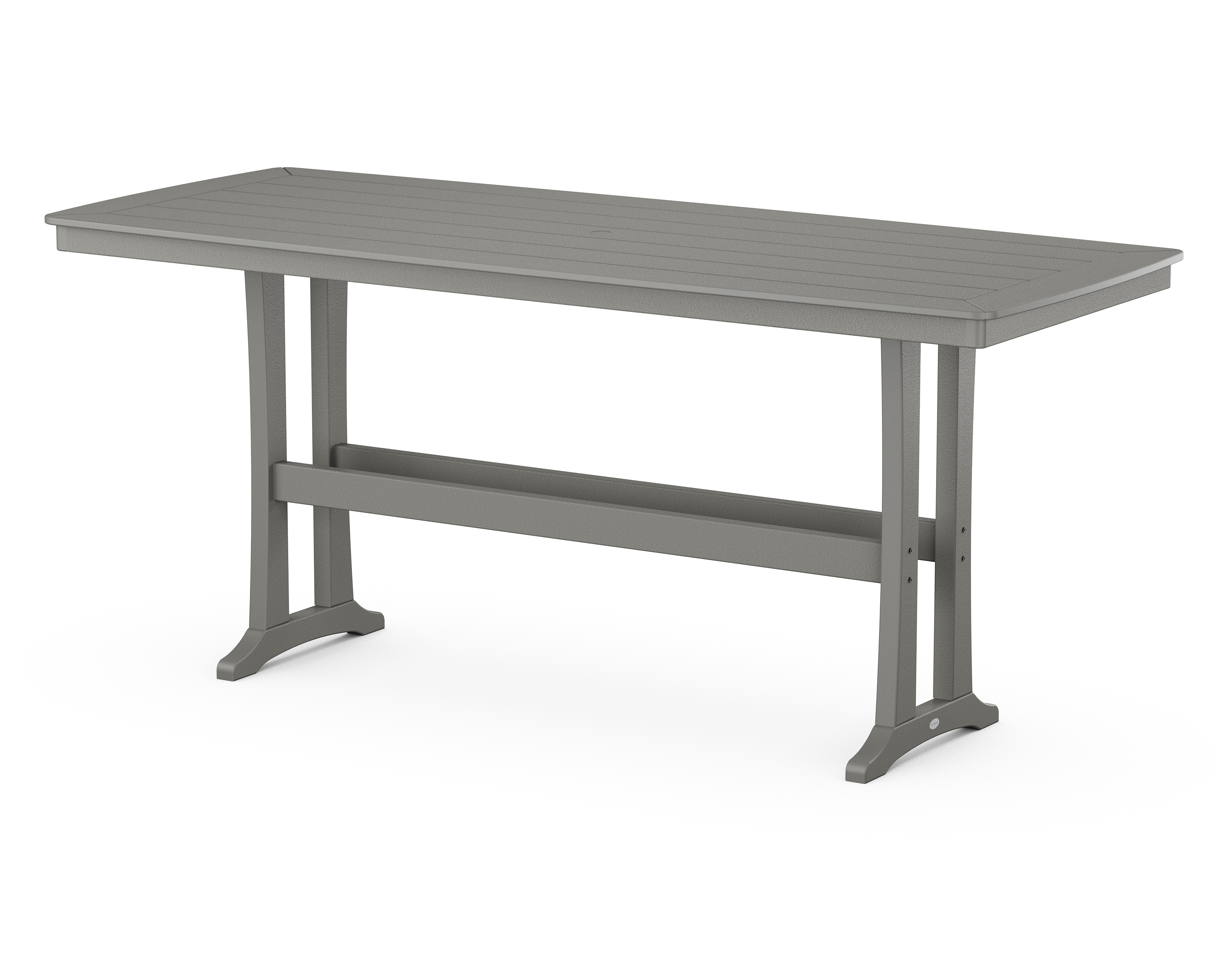 POLYWOOD Nautical Trestle 39” x 97” Bar Table
