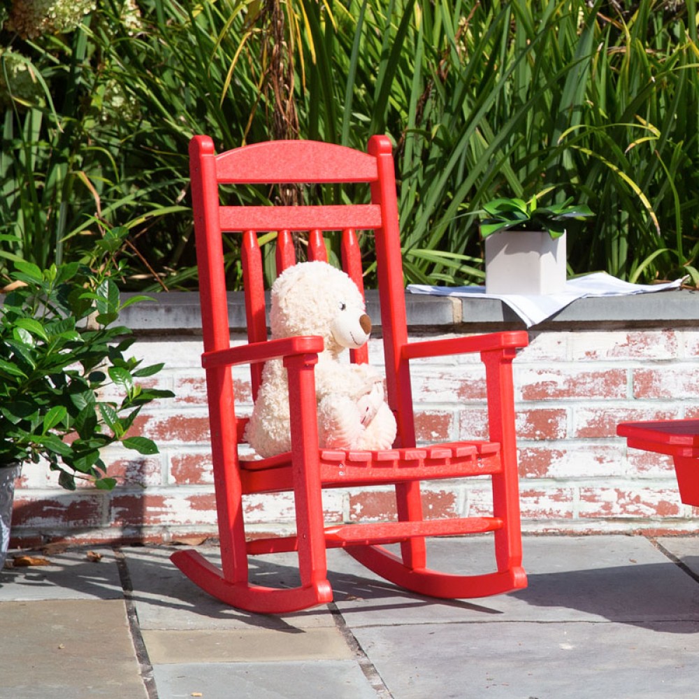 Amish Poly Kid’s Lumbar Rocker