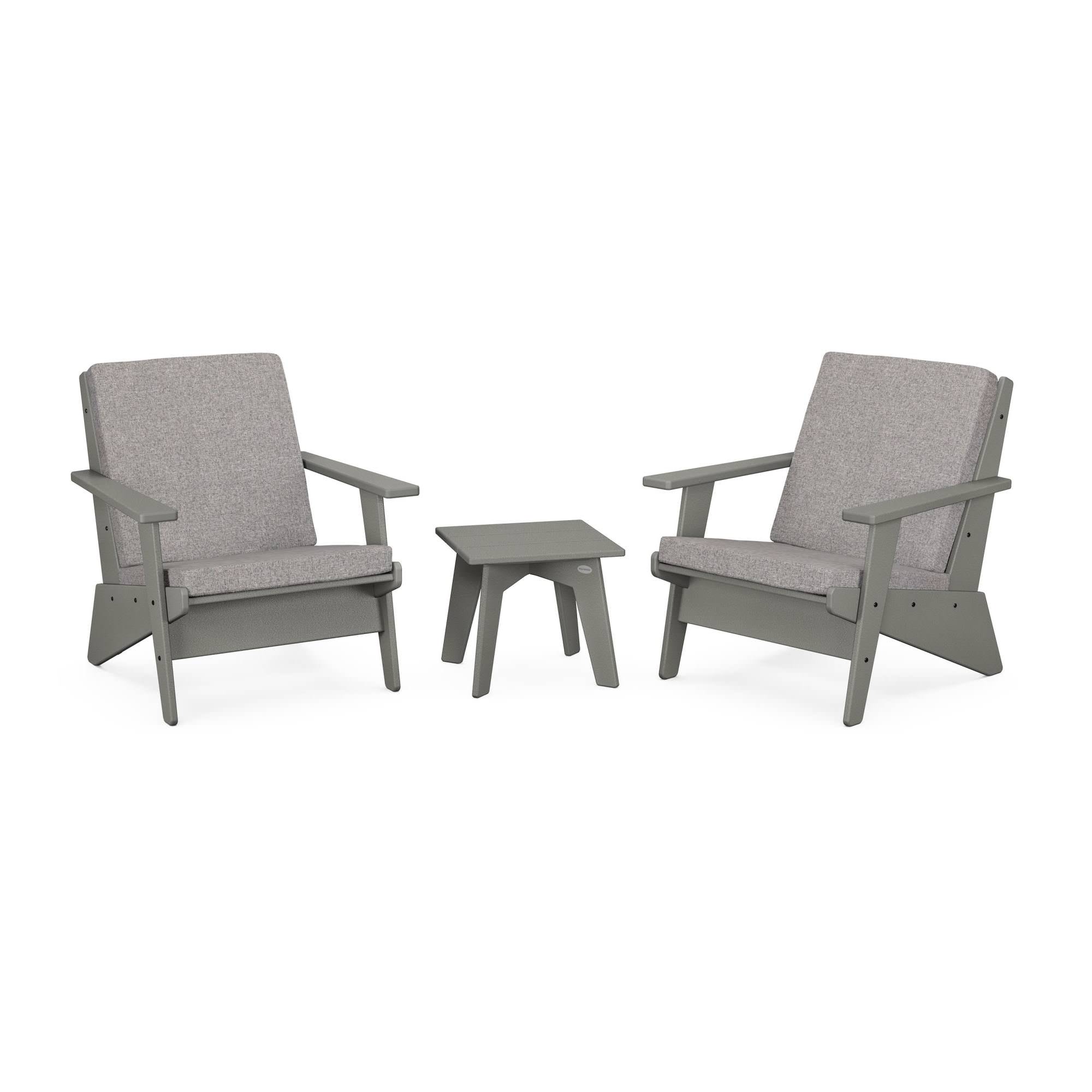 POLYWOOD® Riviera Modern Lounge 3-Piece Set