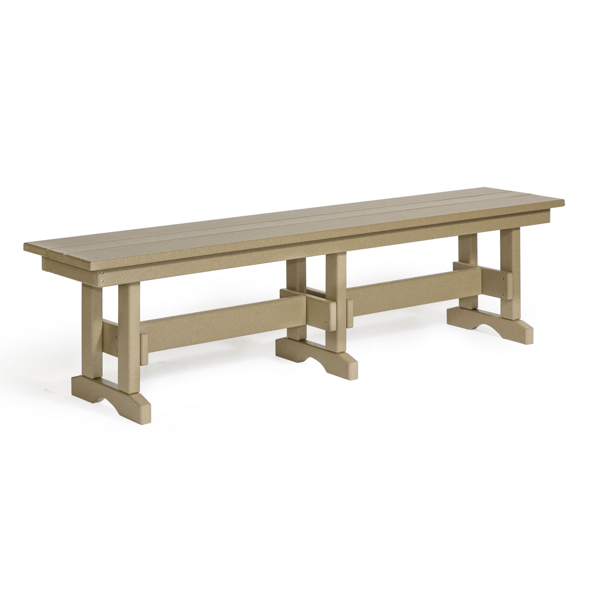 Amish Poly 6 ft Dining Bench