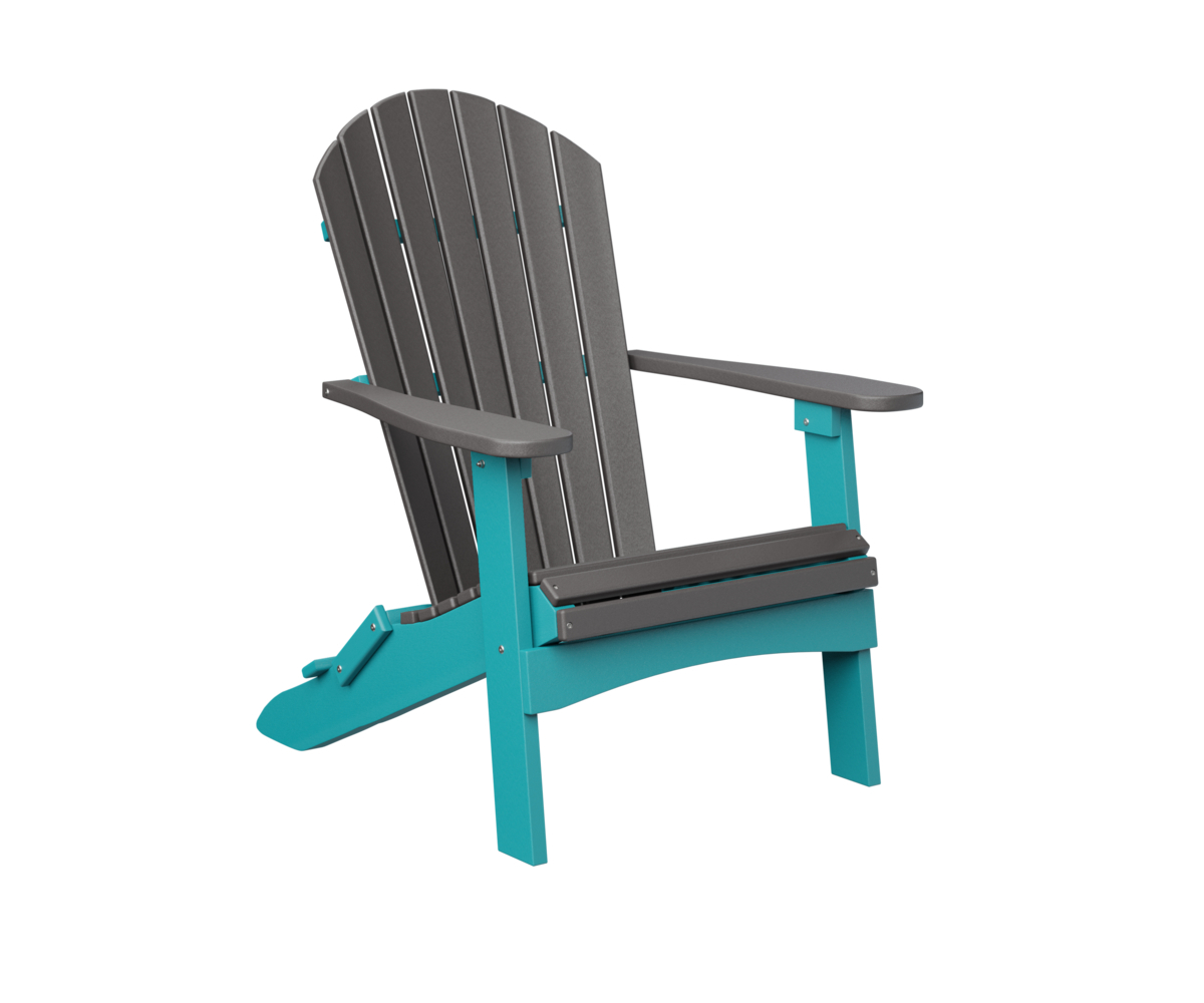 Berlin Gardens Comfo-Back Folding Adirondack Chair - Comfortable