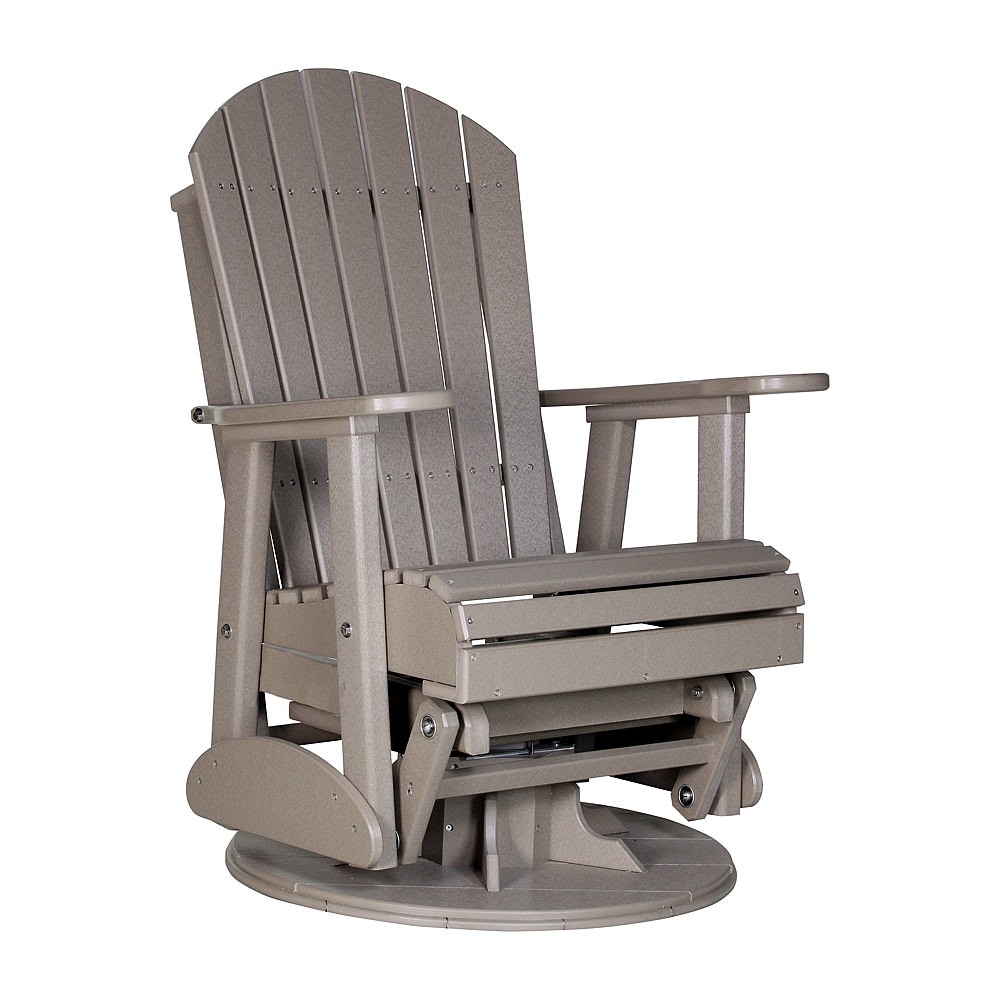 Luxcraft Crestville Adirondack 2 ft. Swivel Glider Chair - Comfort
