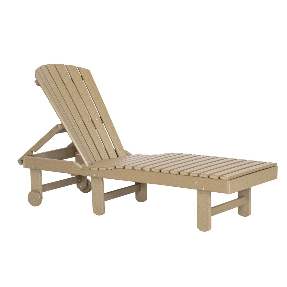 Amish Poly Fanback Chaise Lounge