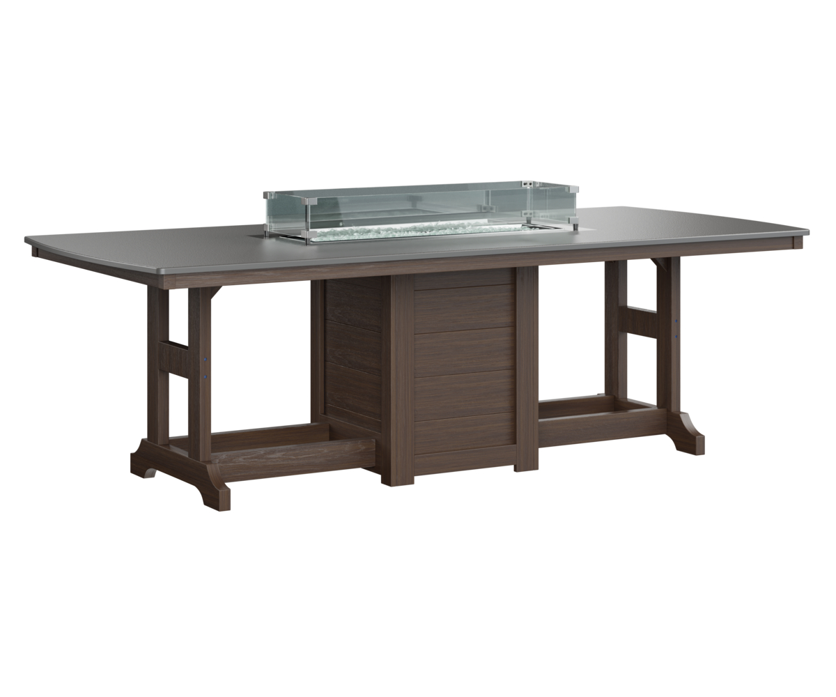 Shown in Hammered Stainless on Brazilian Walnut
