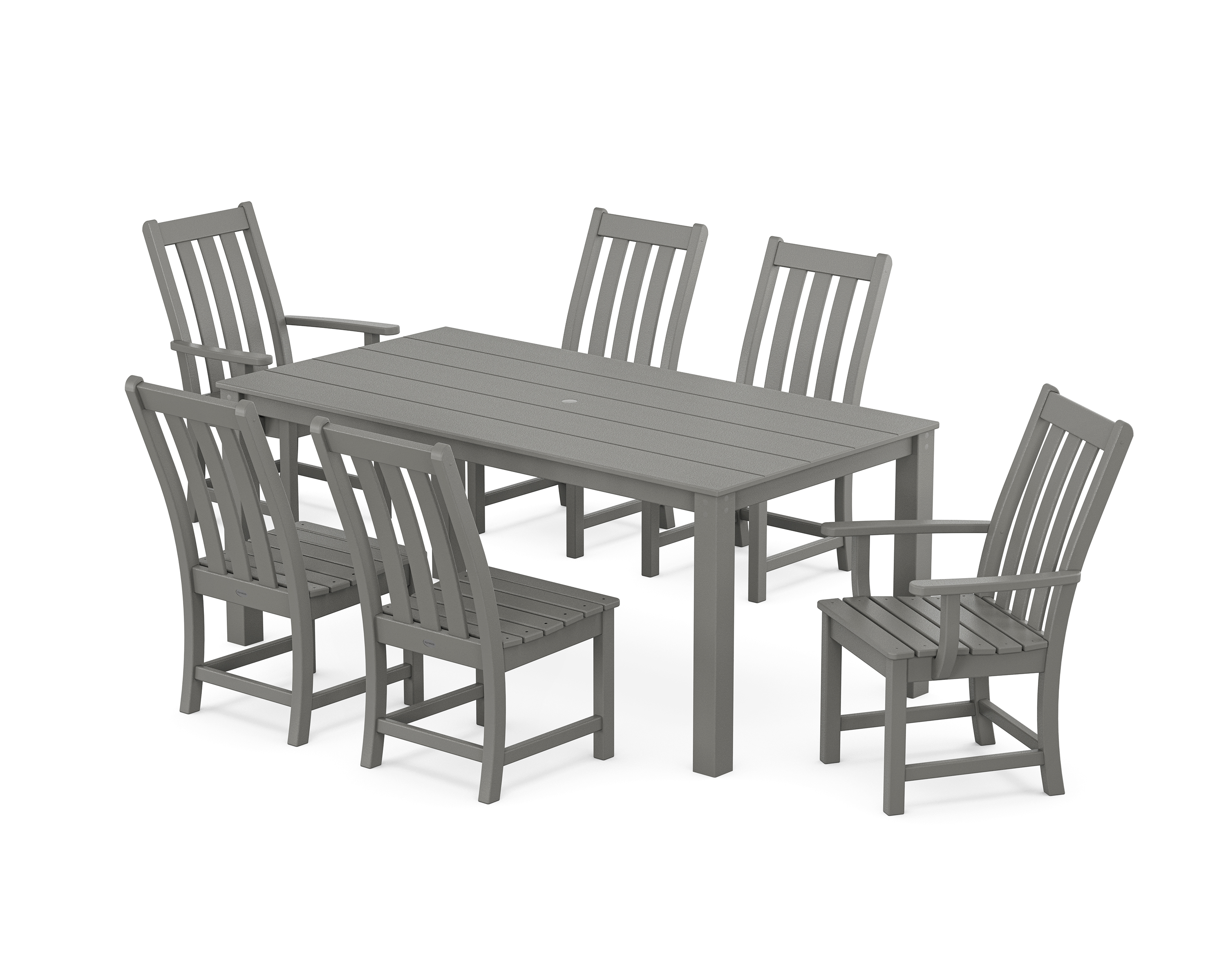 POLYWOOD Vineyard 7-Piece Parsons Dining Set