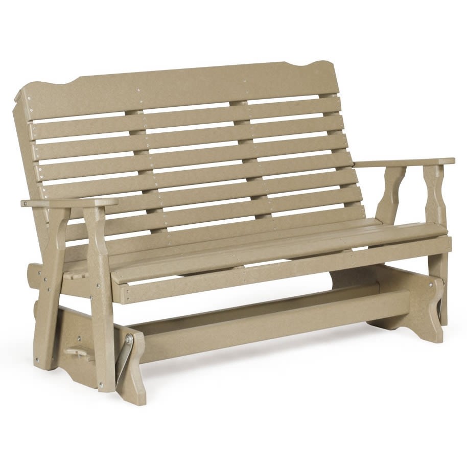 Amish Poly 5 ft Curve-Back Glider