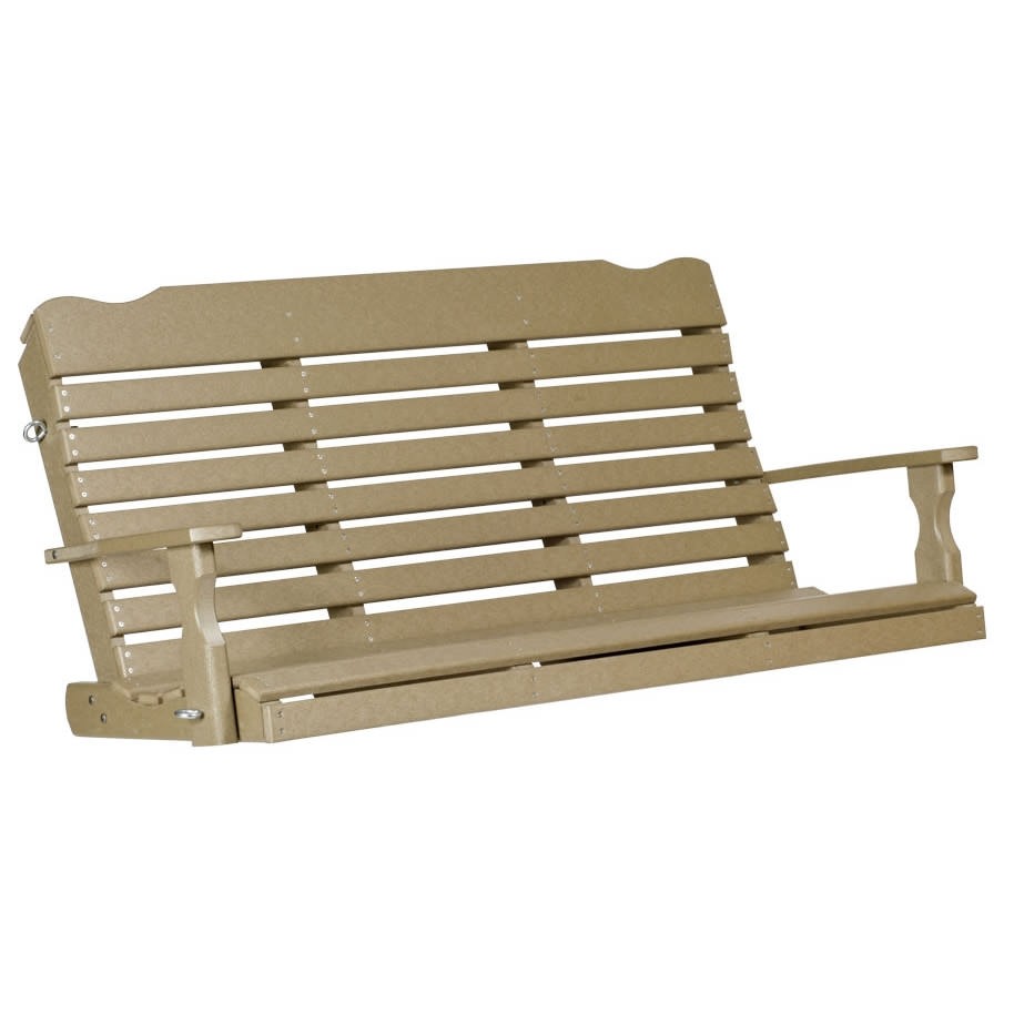 Amish Poly 5 ft Curve-Back Porch Swing