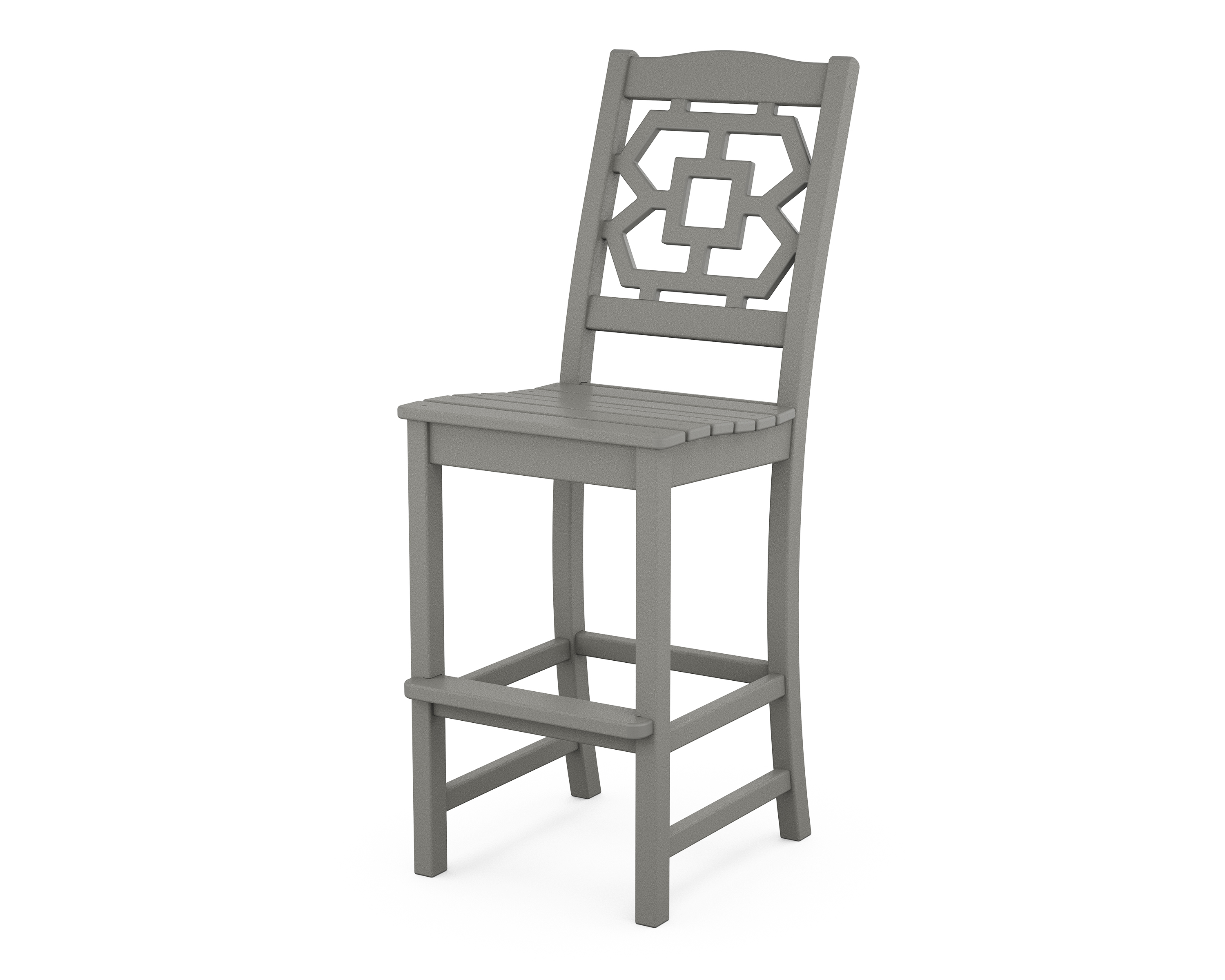 POLYWOOD Chinoiserie Bar Side Chair