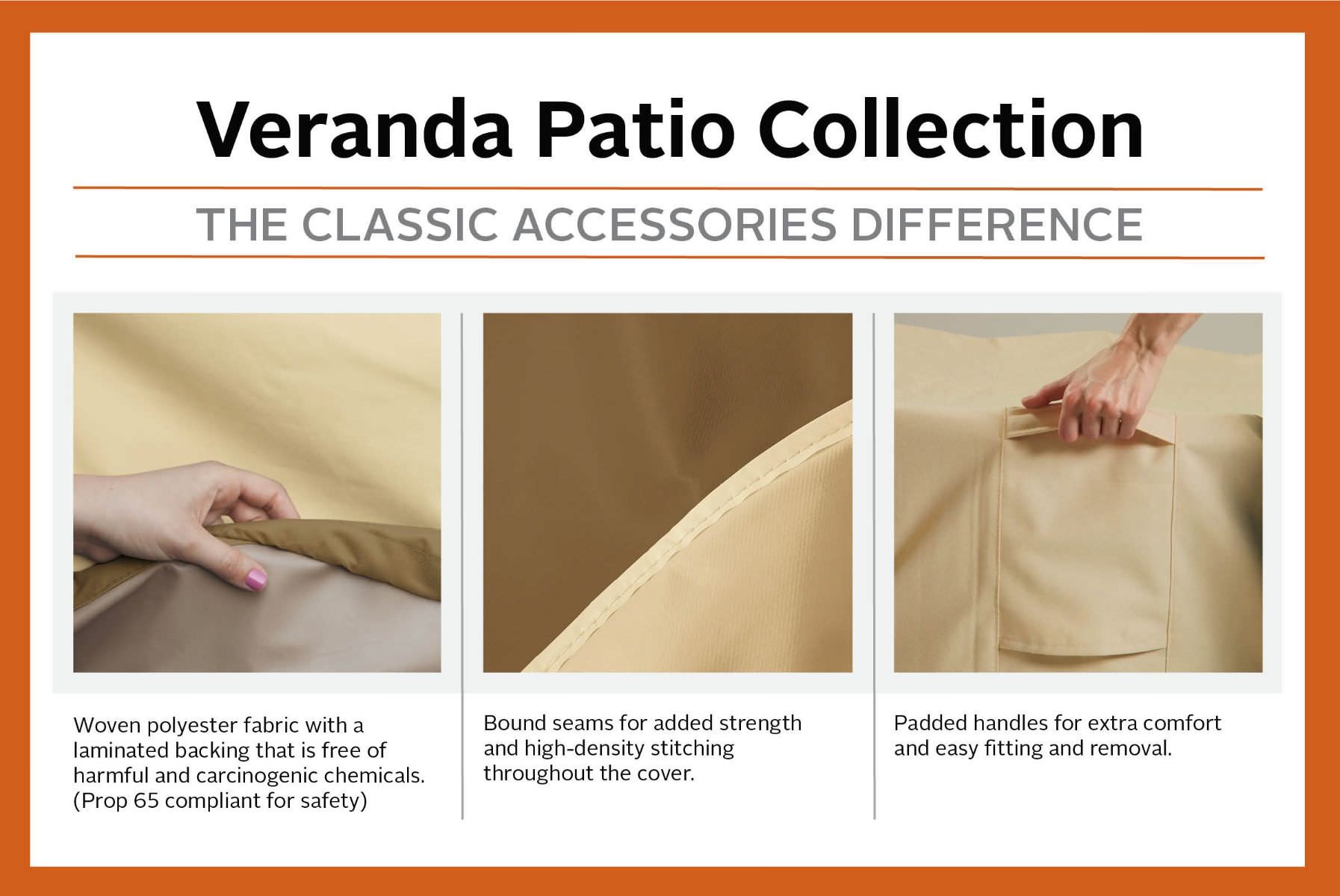 Classic Accessories Veranda Picnic Table Cover