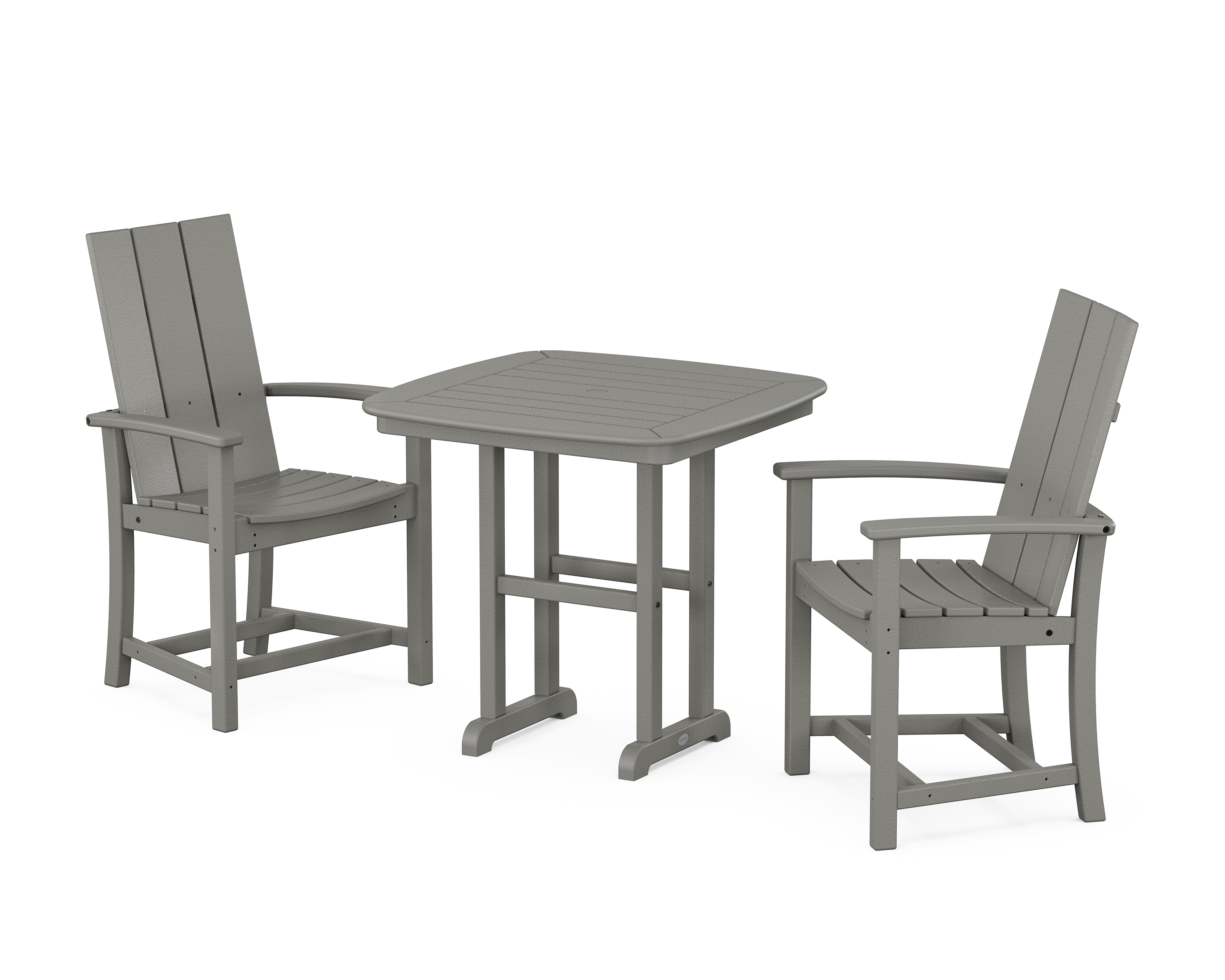POLYWOOD Modern Adirondack 3-Piece Dining Set
