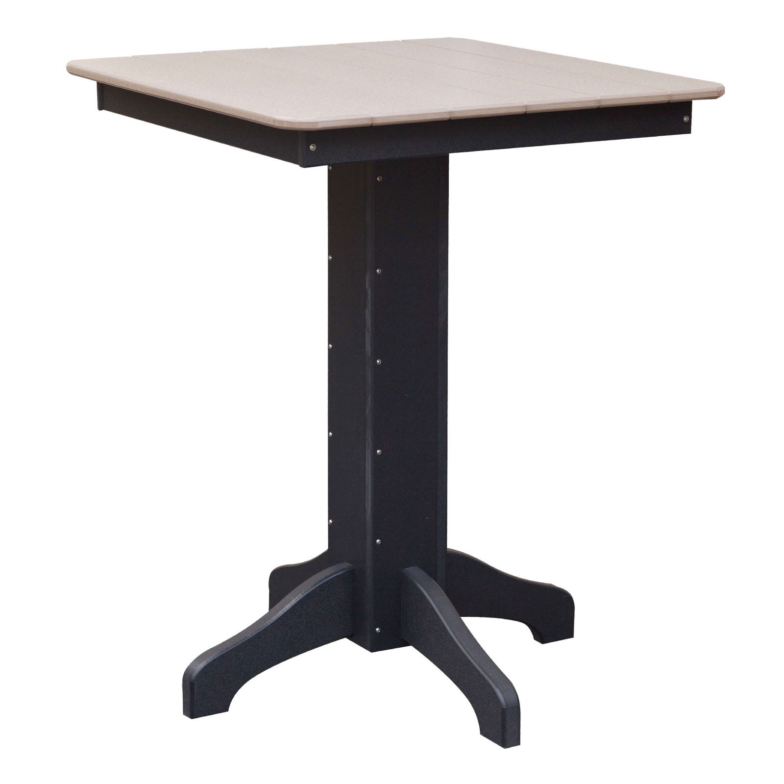 Poly 33in Square Patio Table