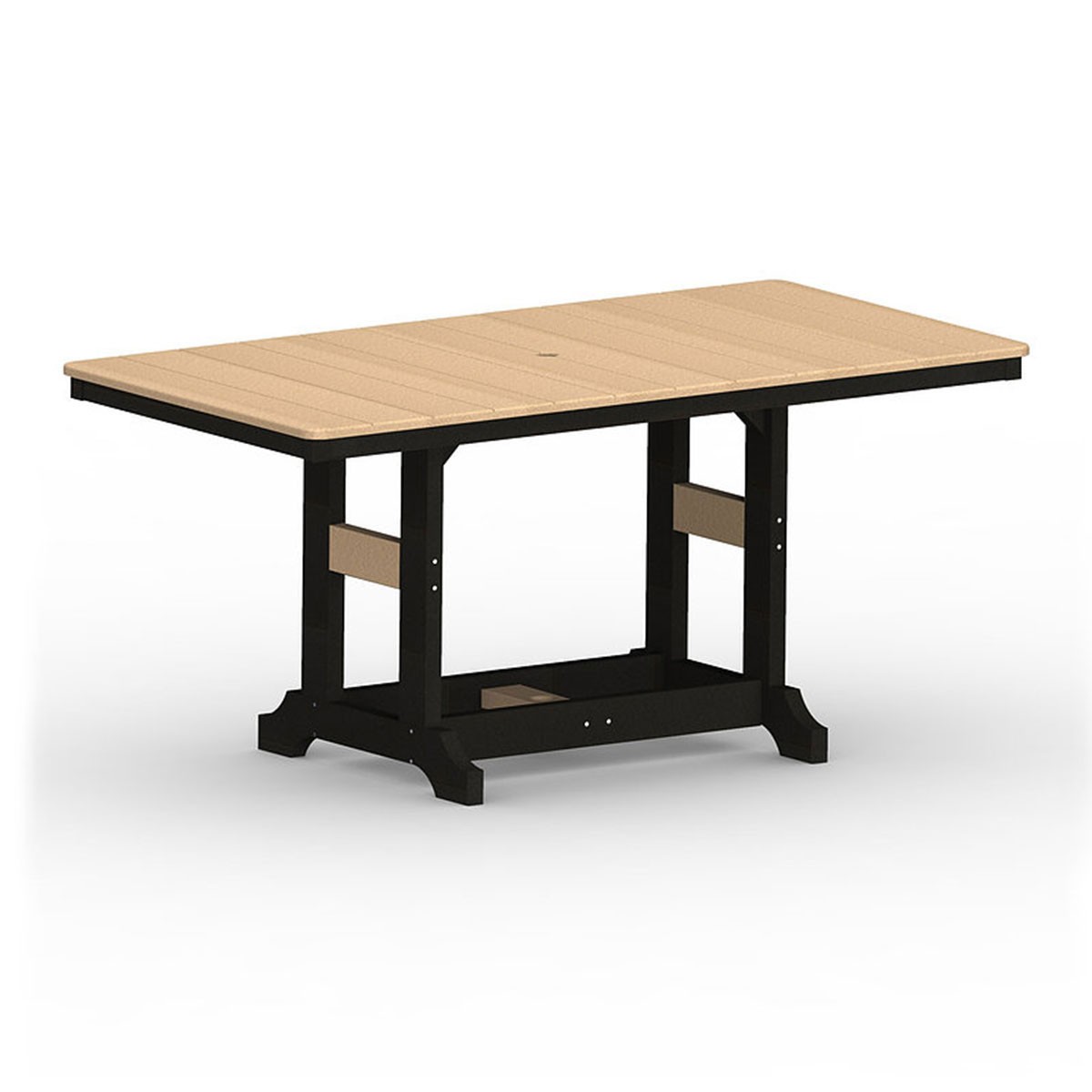 Berlin Gardens Garden Classic 33 in x 66 in Rectangular Dining Table